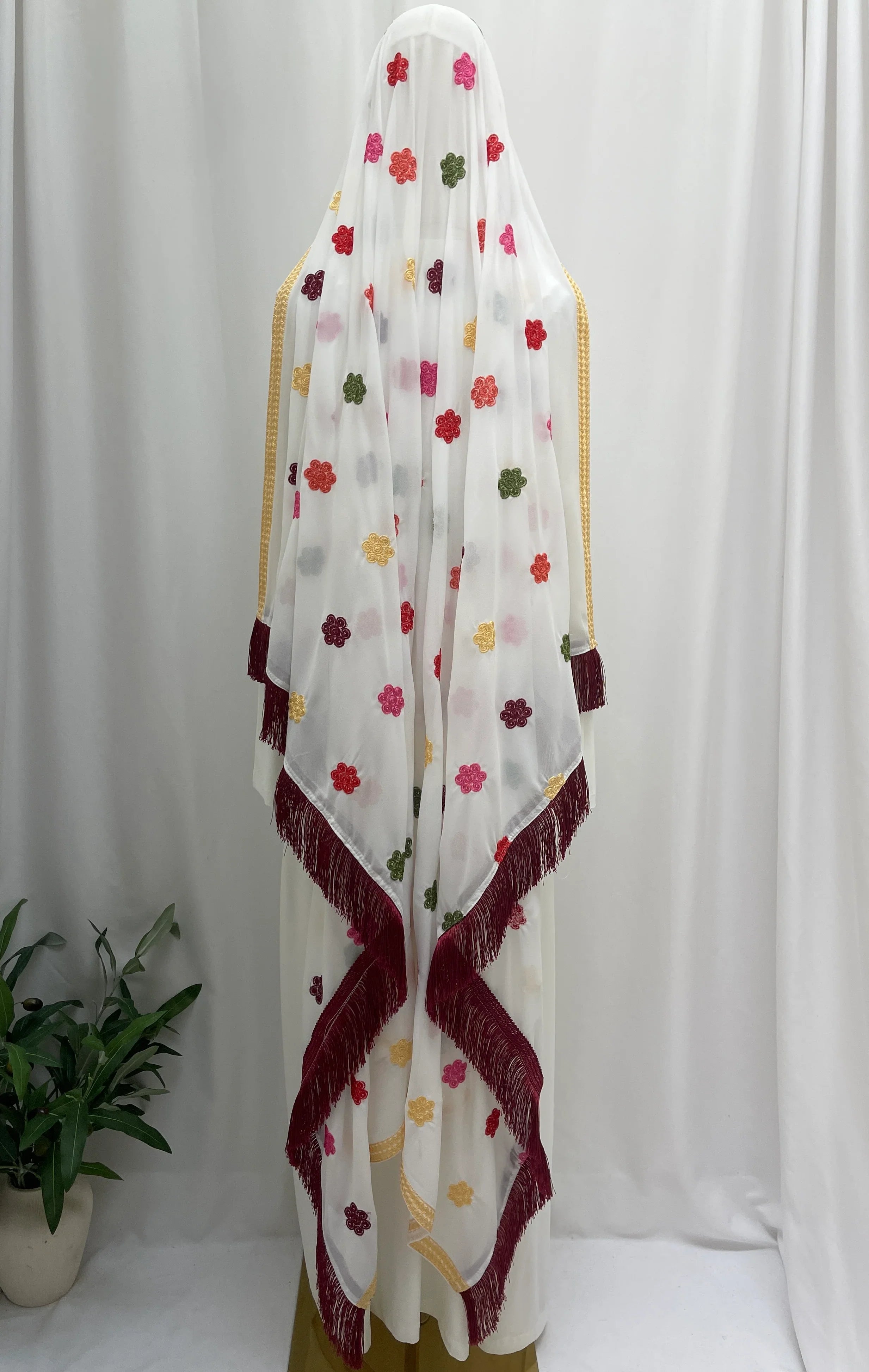 Bride of Blossoms Shal(Khirka) - Palestinian Elegance