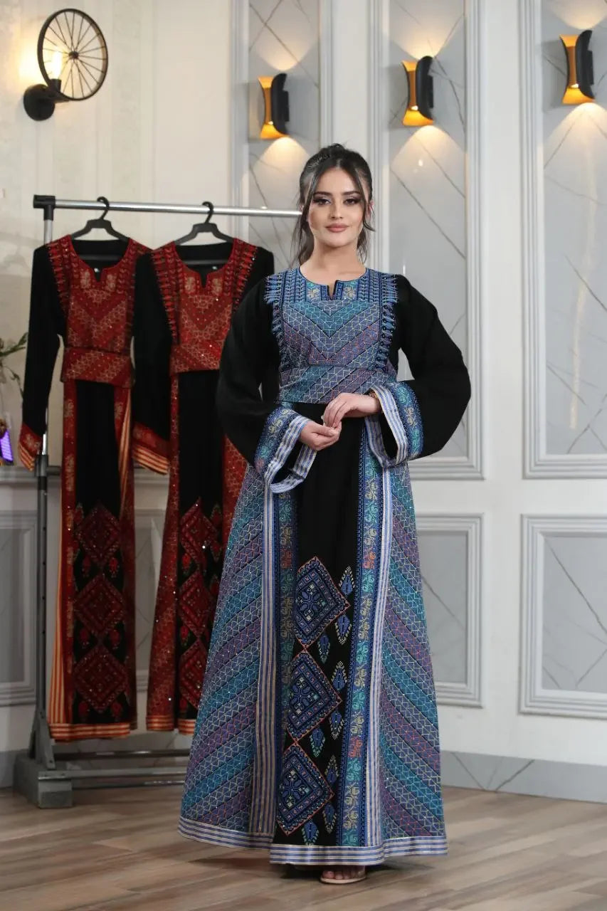 Salma Embroidery Thoub: Elegance and Exquisite Craftsmanship Palestinian Elegance