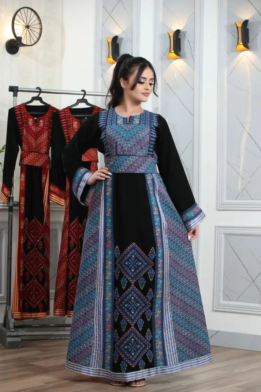 Salma Embroidery Thoub: Elegance and Exquisite Craftsmanship Palestinian Elegance