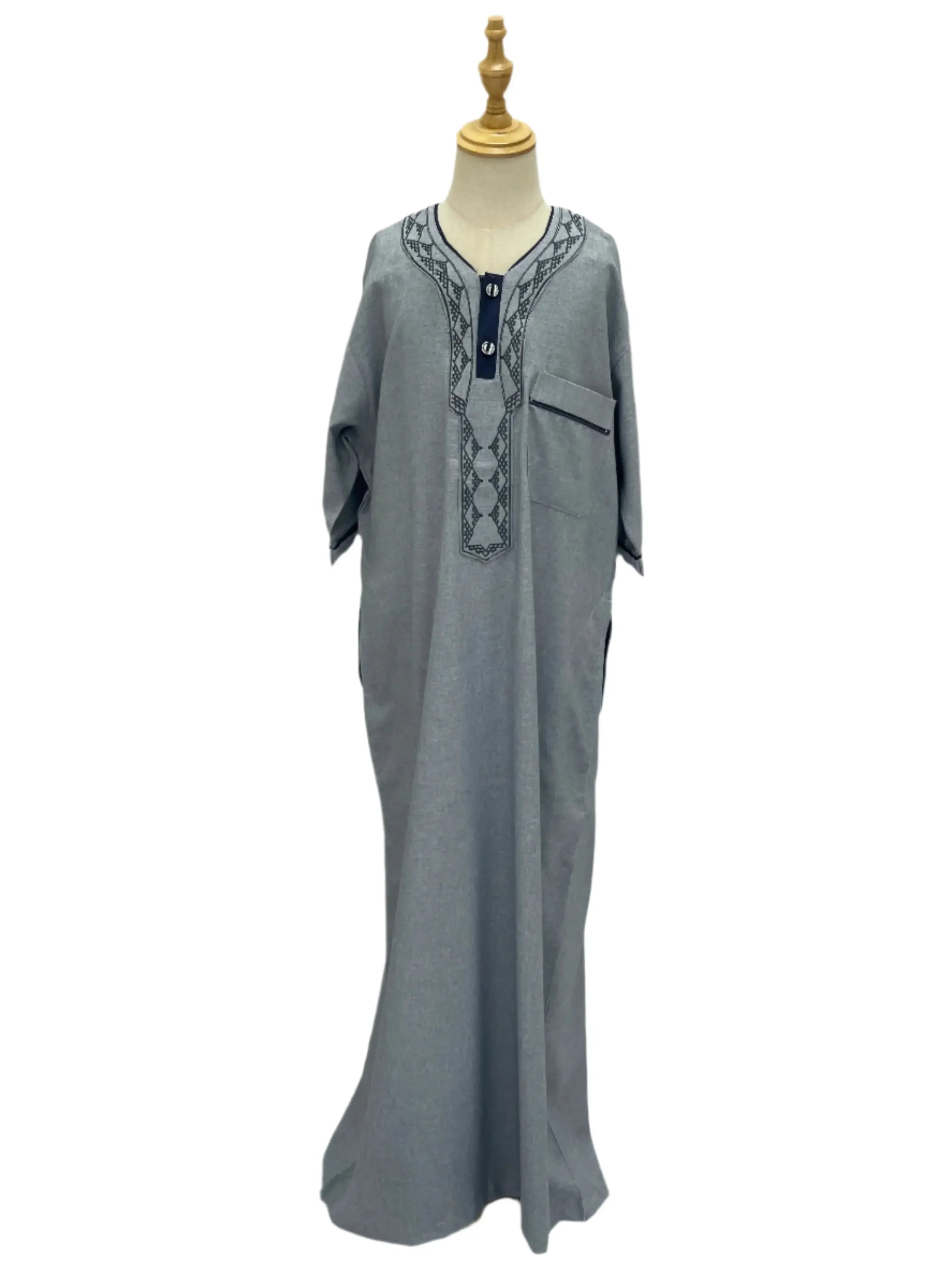 Kids' High-Quality Thobe - Multiple Sizes and Colors Palestinian Elegance