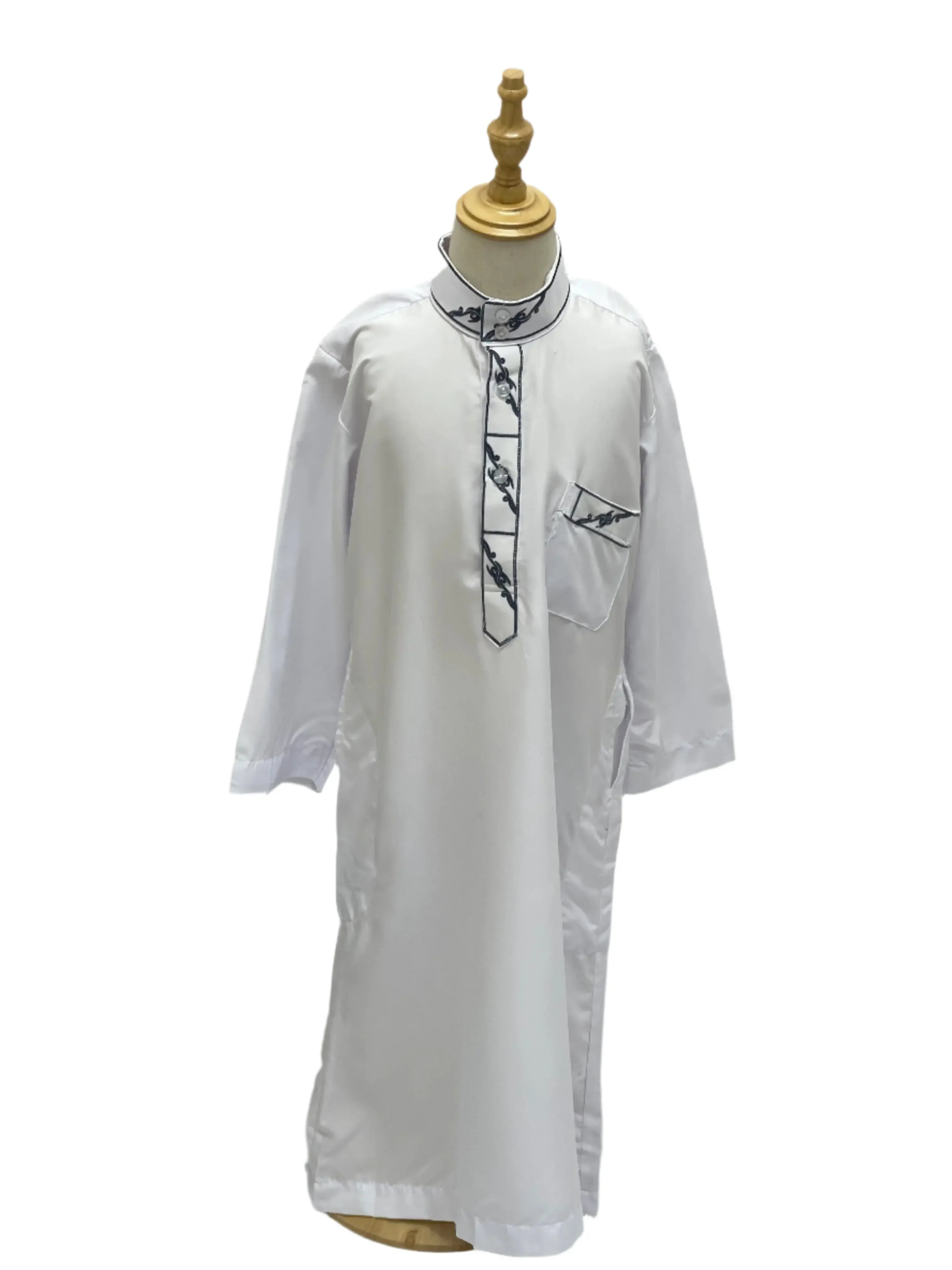 Kids' High-Quality Thobe - Durable Stitching, Multi Sizes & Variants Palestinian Elegance