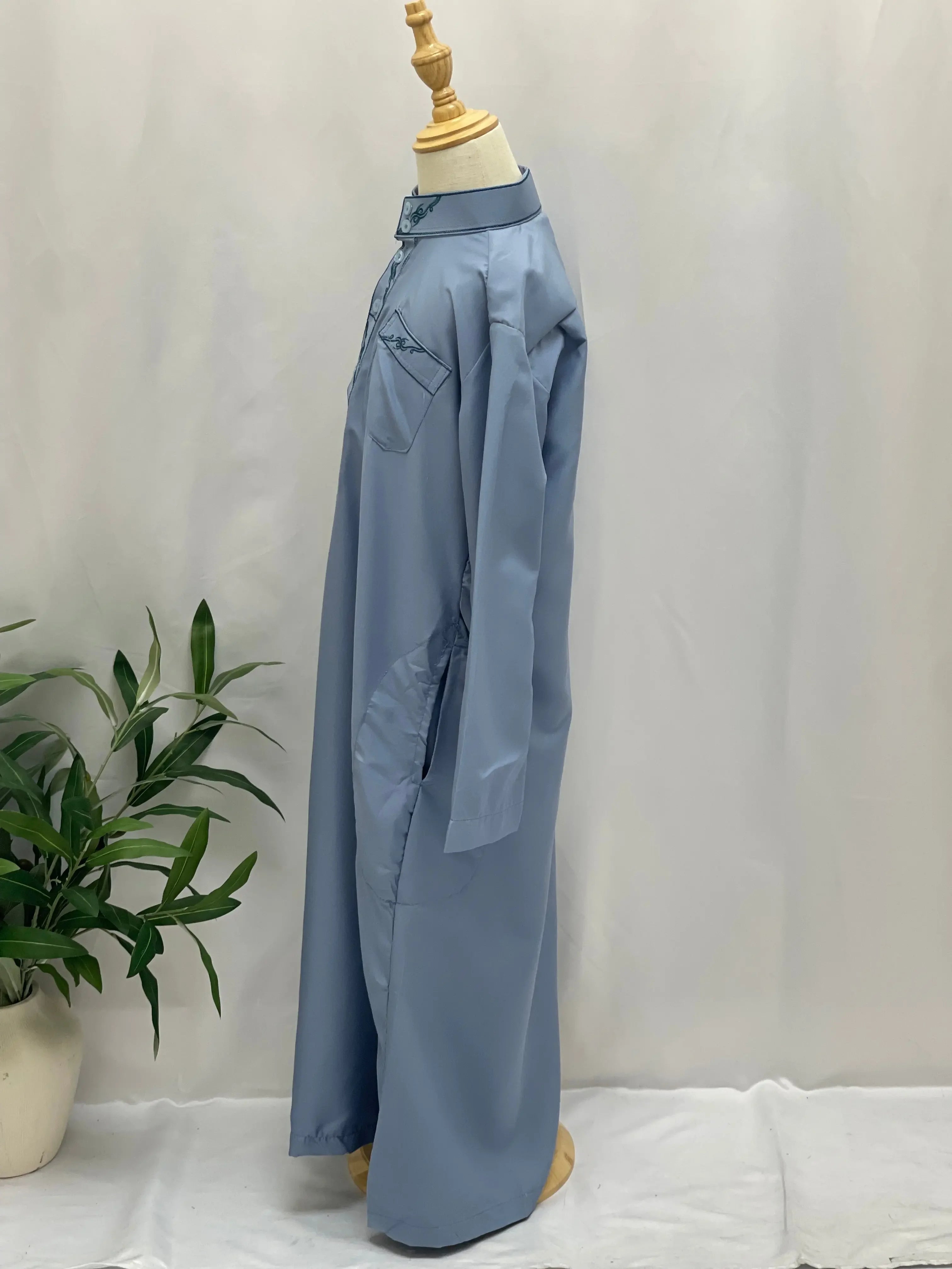 Kids' High-Quality Thobe - Durable Stitching, Multi Sizes & Variants Palestinian Elegance