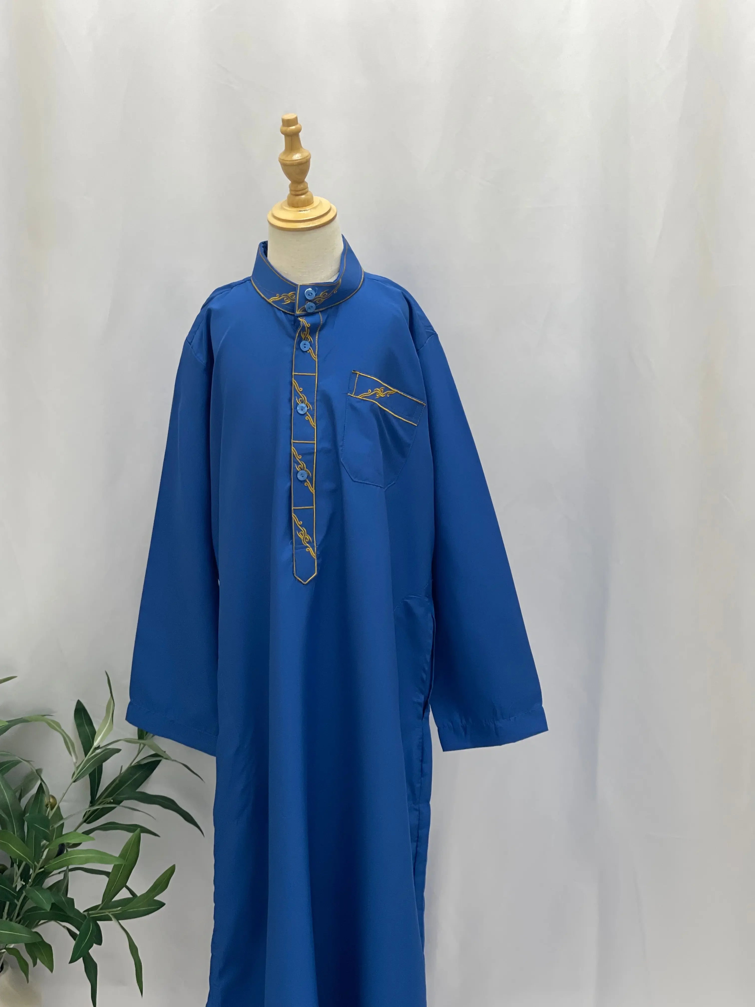 Kids' High-Quality Thobe - Durable Stitching, Multi Sizes & Variants Palestinian Elegance