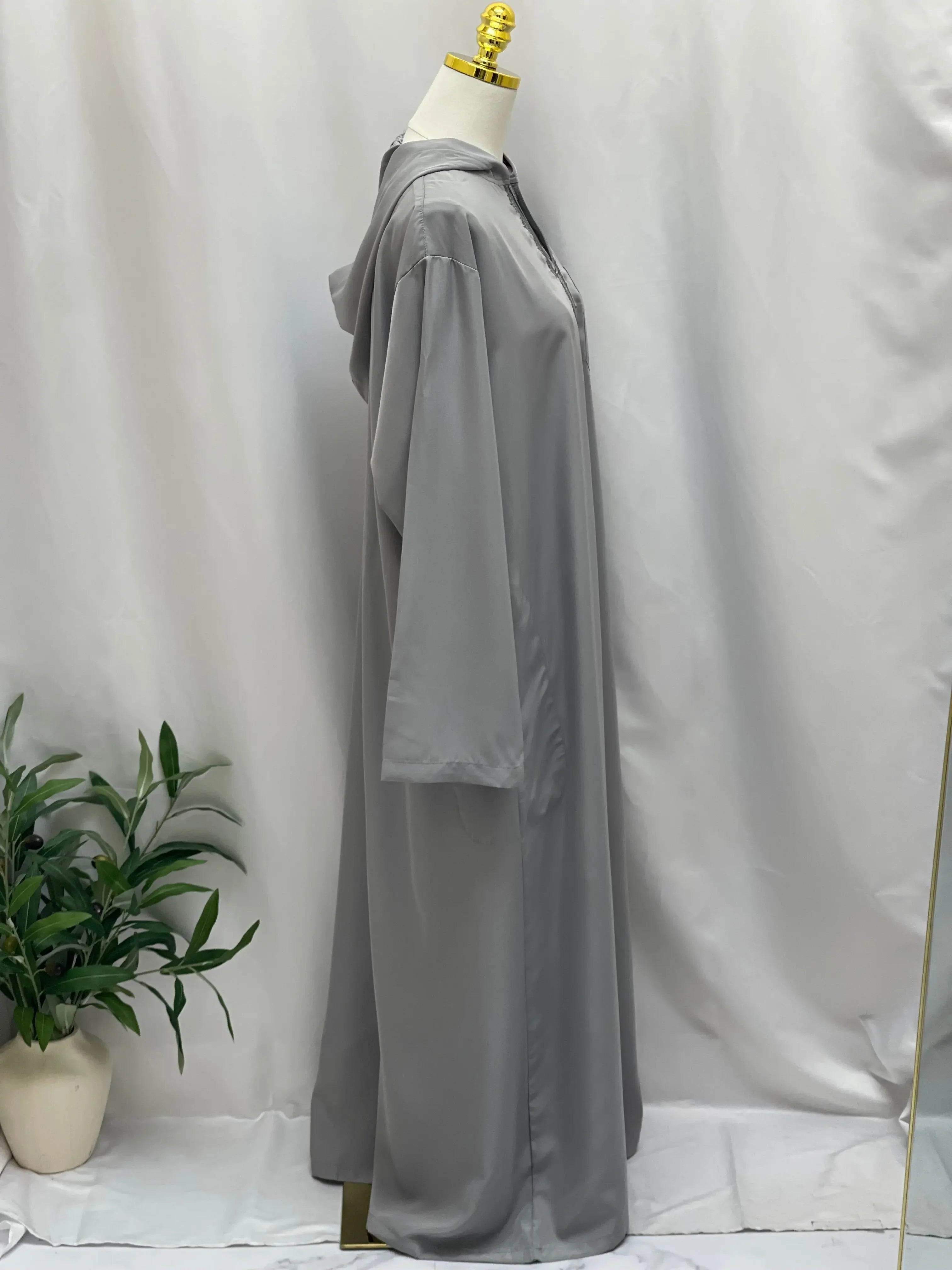 Men's Thobe with Hood & Unique Designs - Multi Colors Palestinian Elegance