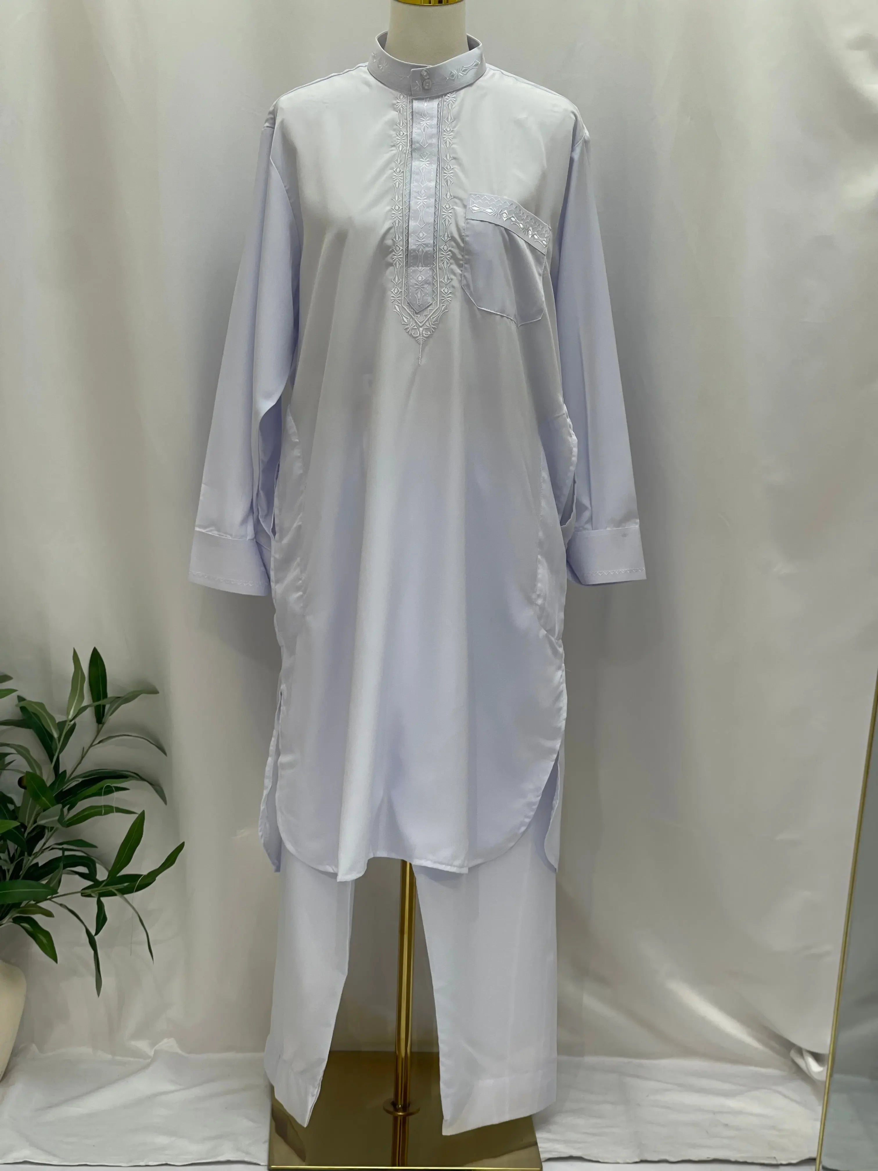 Mens Shalwar Kameez Plain Suit Palestinian Elegance