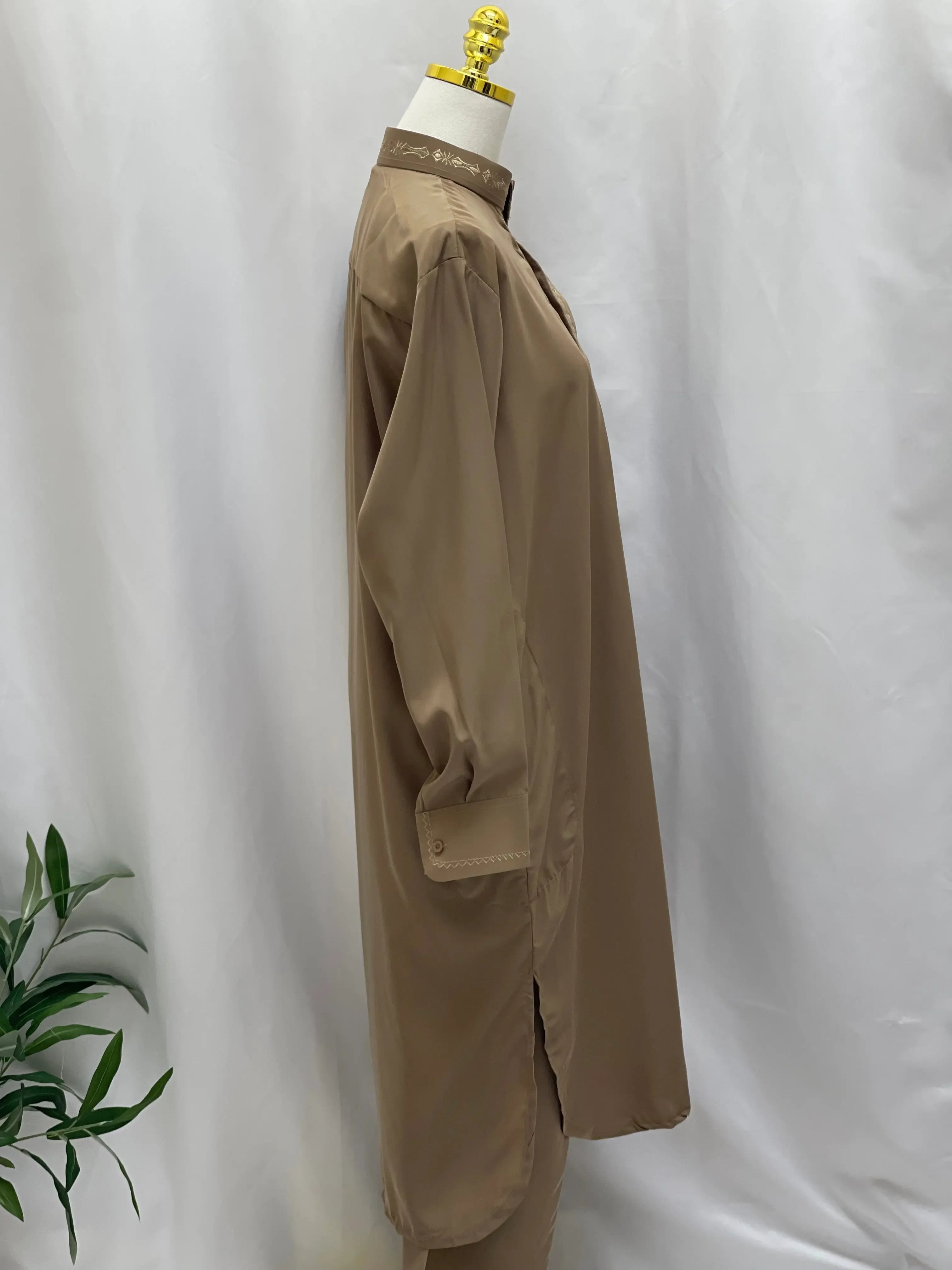 Mens Shalwar Kameez Plain Suit Palestinian Elegance