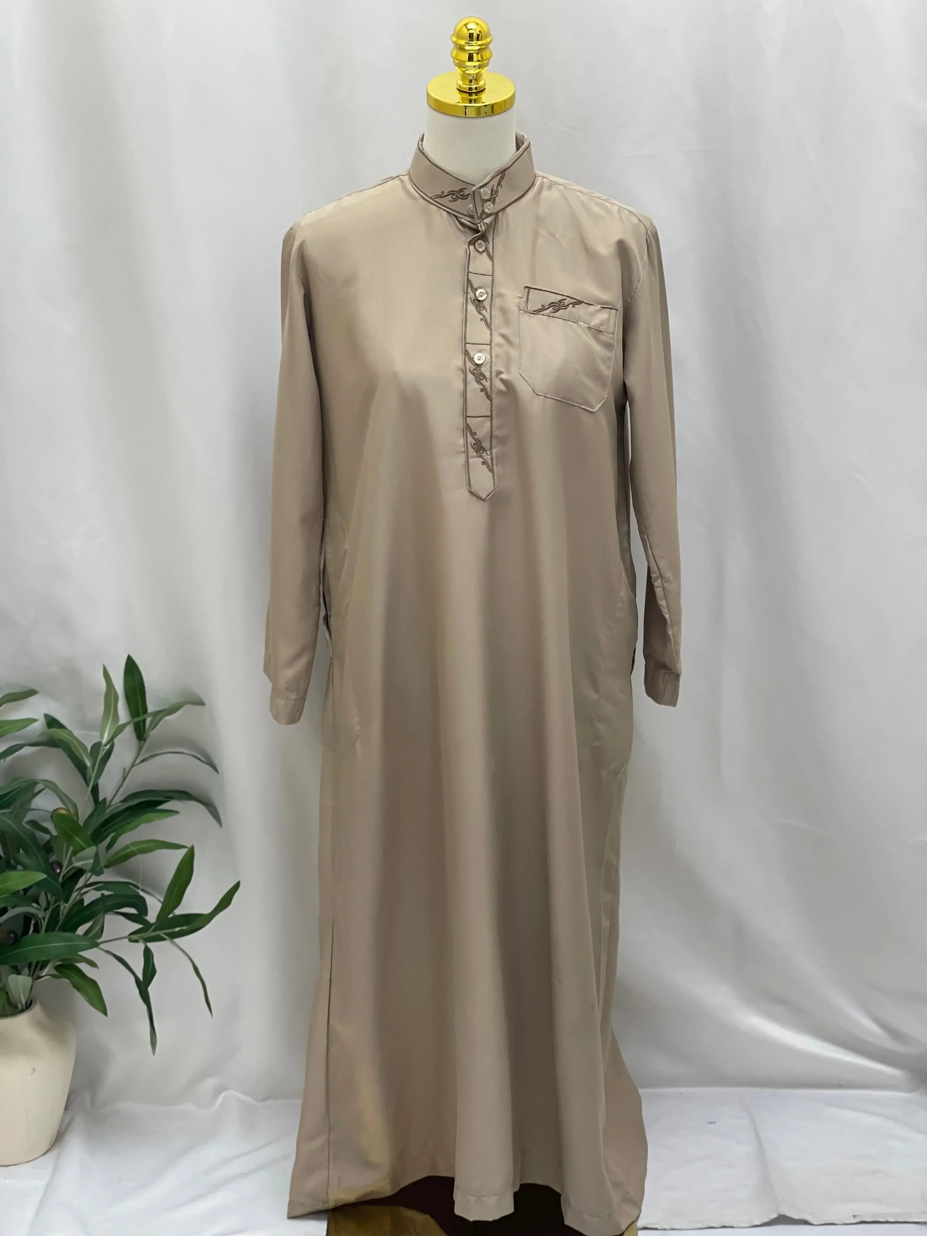 Kids' High-Quality Thobe - Durable Stitching, Multi Sizes & Variants Palestinian Elegance