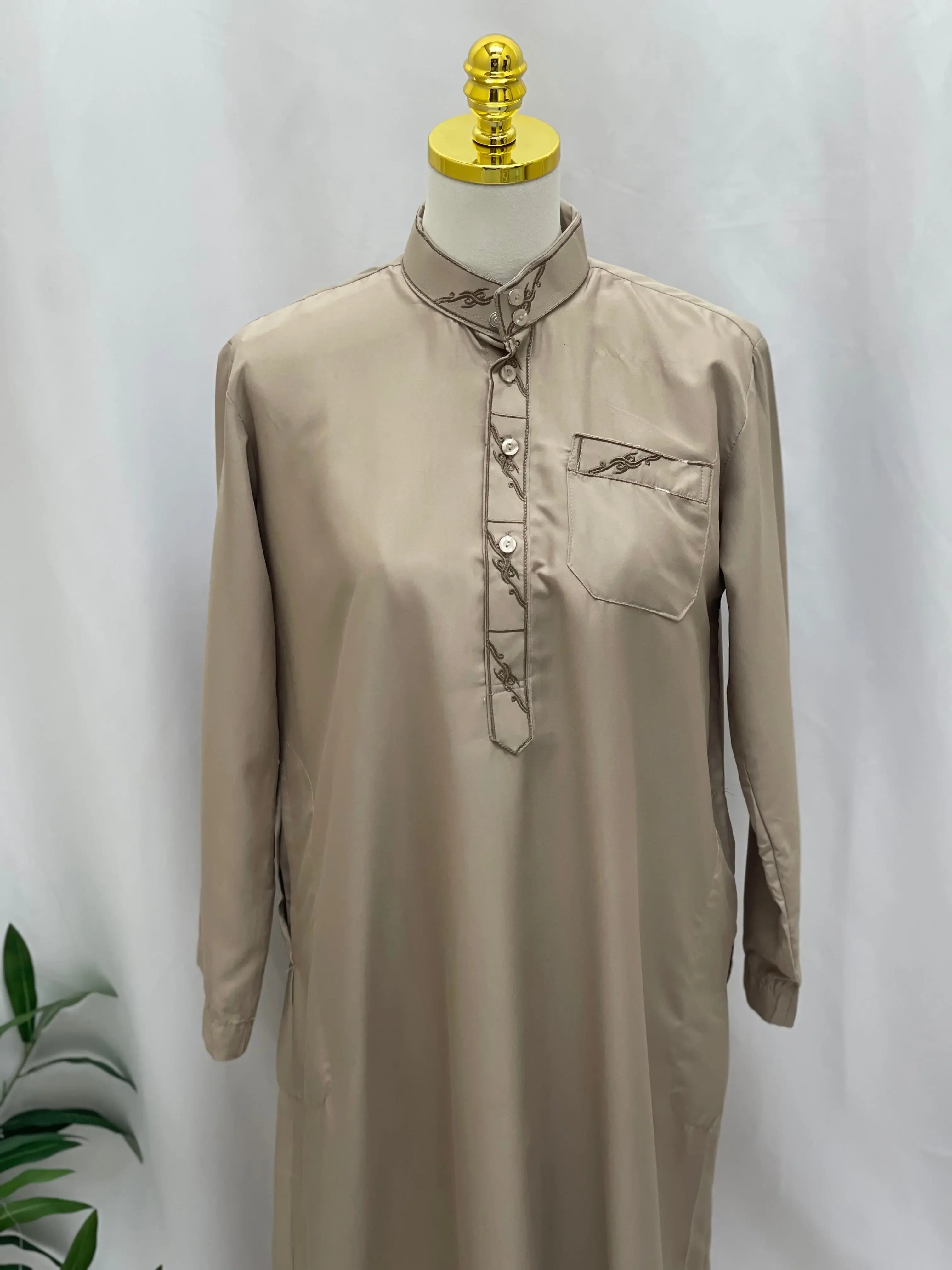 Kids' High-Quality Thobe - Durable Stitching, Multi Sizes & Variants Palestinian Elegance