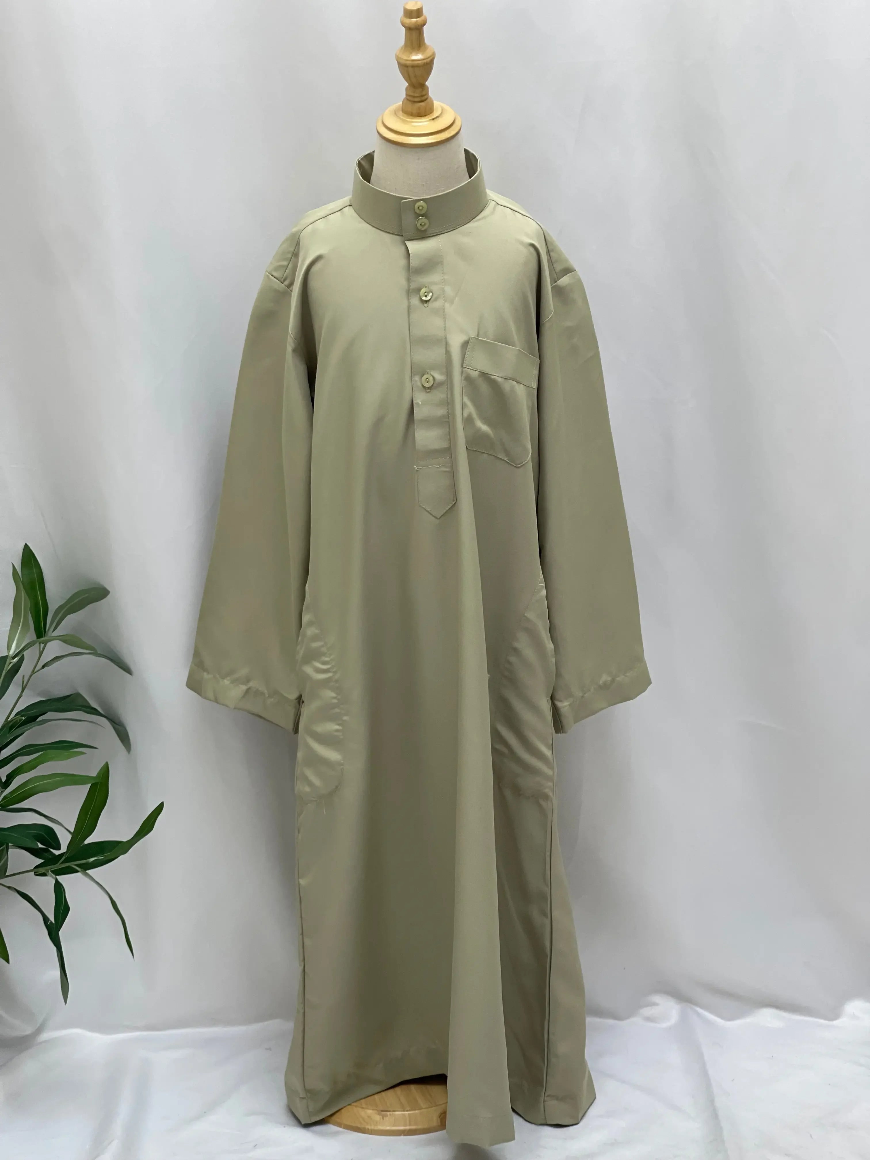 Kids' High-Quality Basic Thobe - Comfort & Simplicity Palestinian Elegance