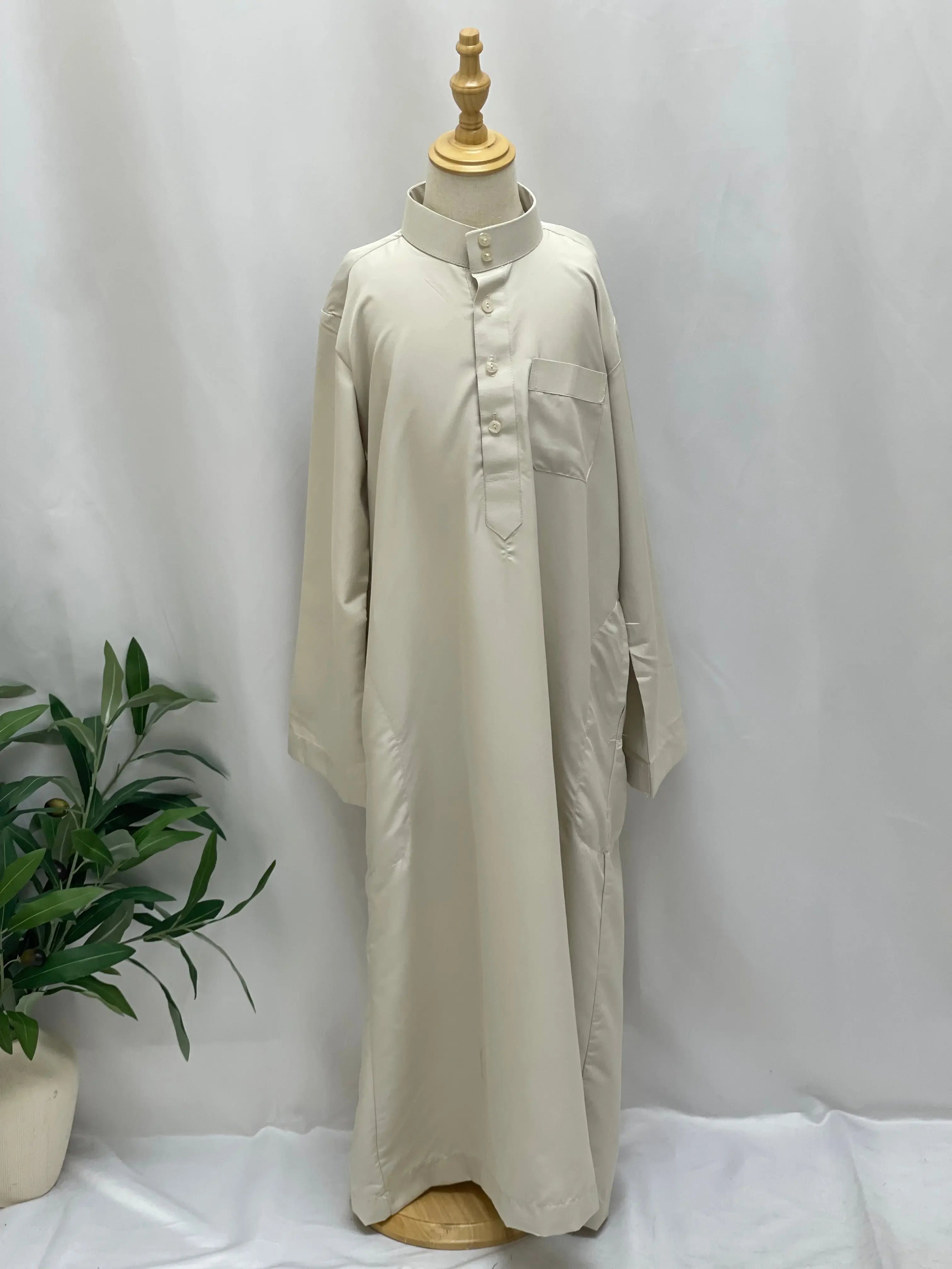 Kids' High-Quality Basic Thobe - Comfort & Simplicity Palestinian Elegance