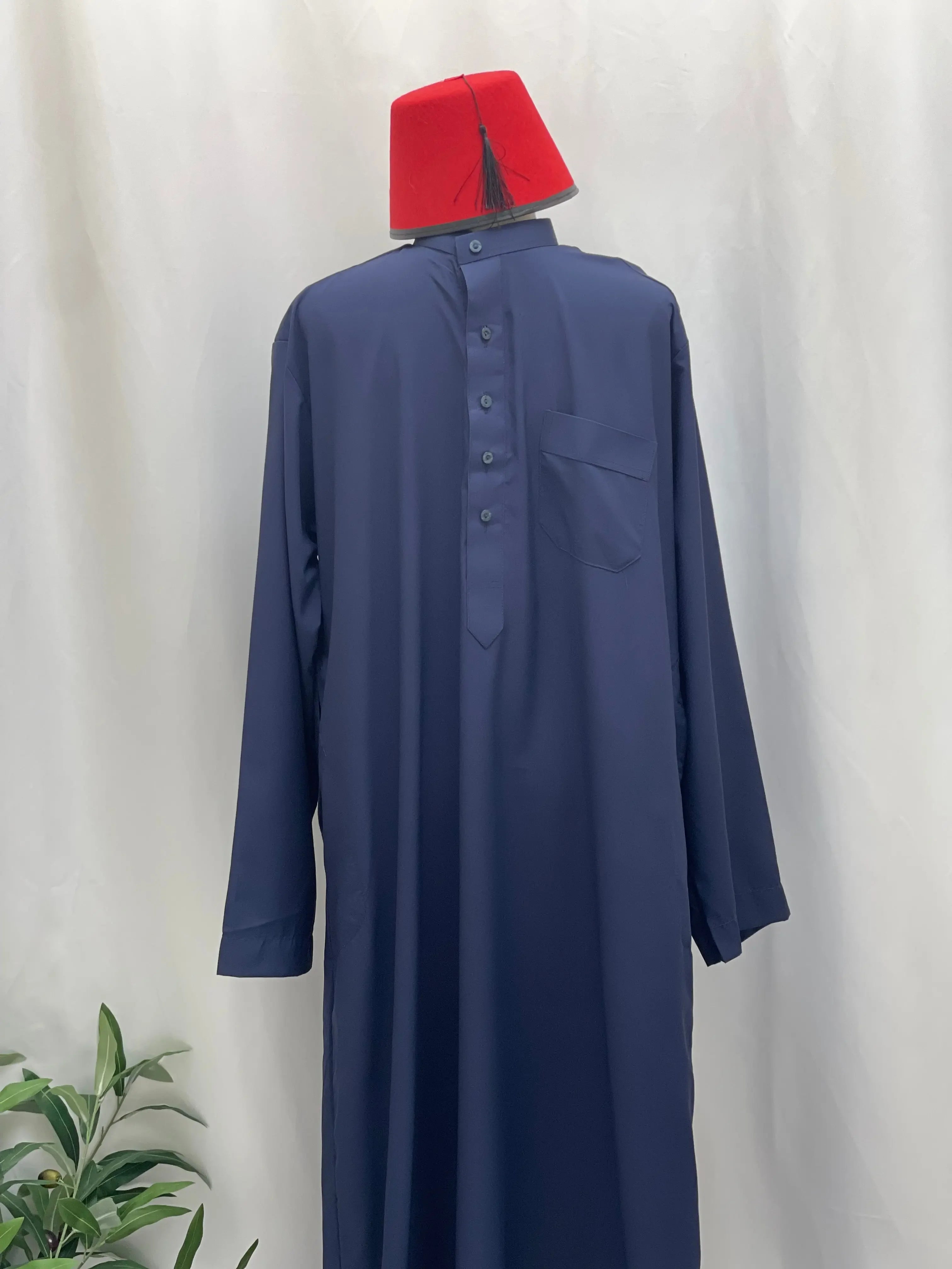 Basic High-Quality Men's Thobe - Timeless Comfort & Style Palestinian Elegance