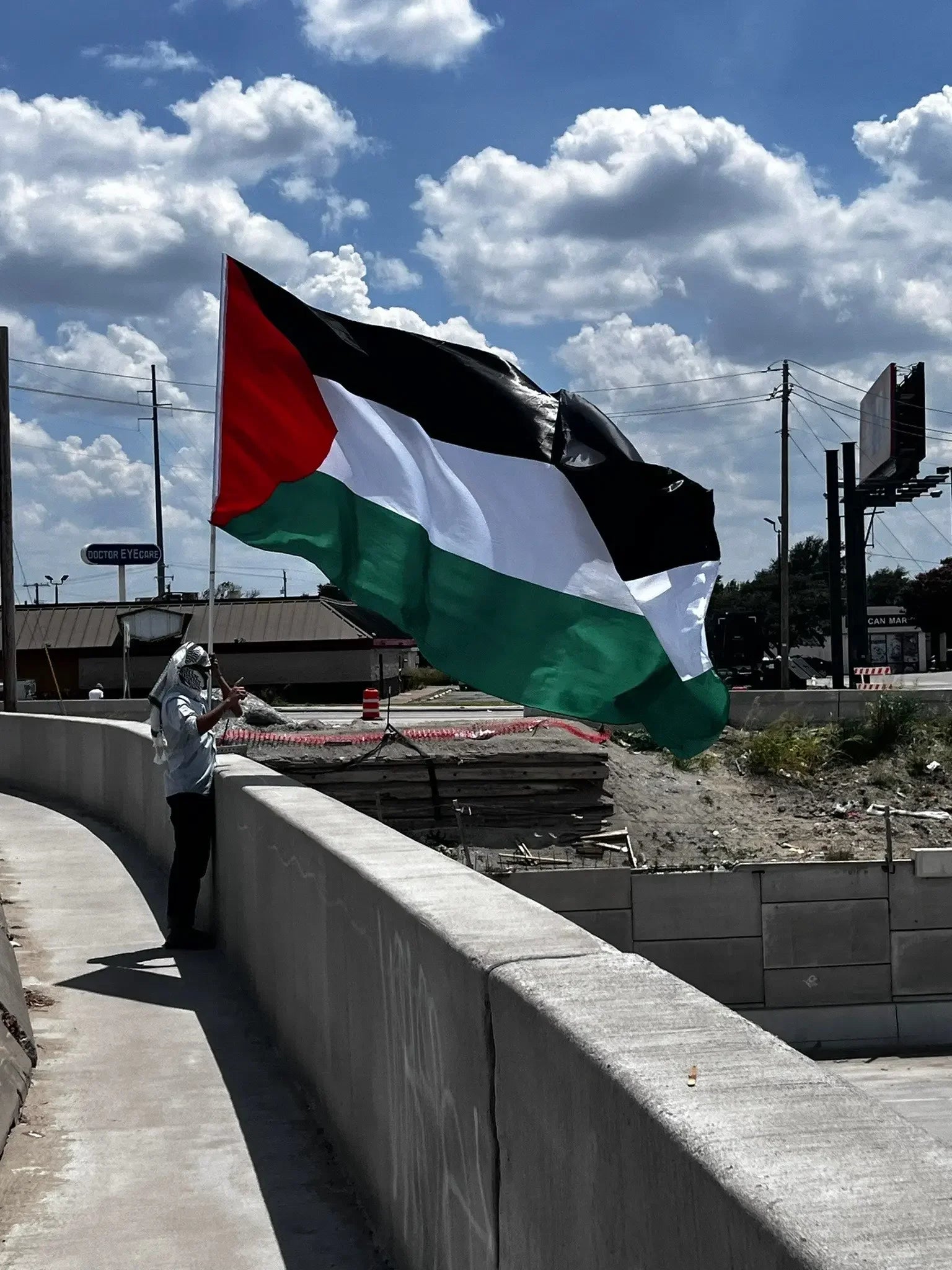 High-Quality 2XL Palestine Flag (16x6 Feet): Durable and Perfect for Protests Palestinian Elegance