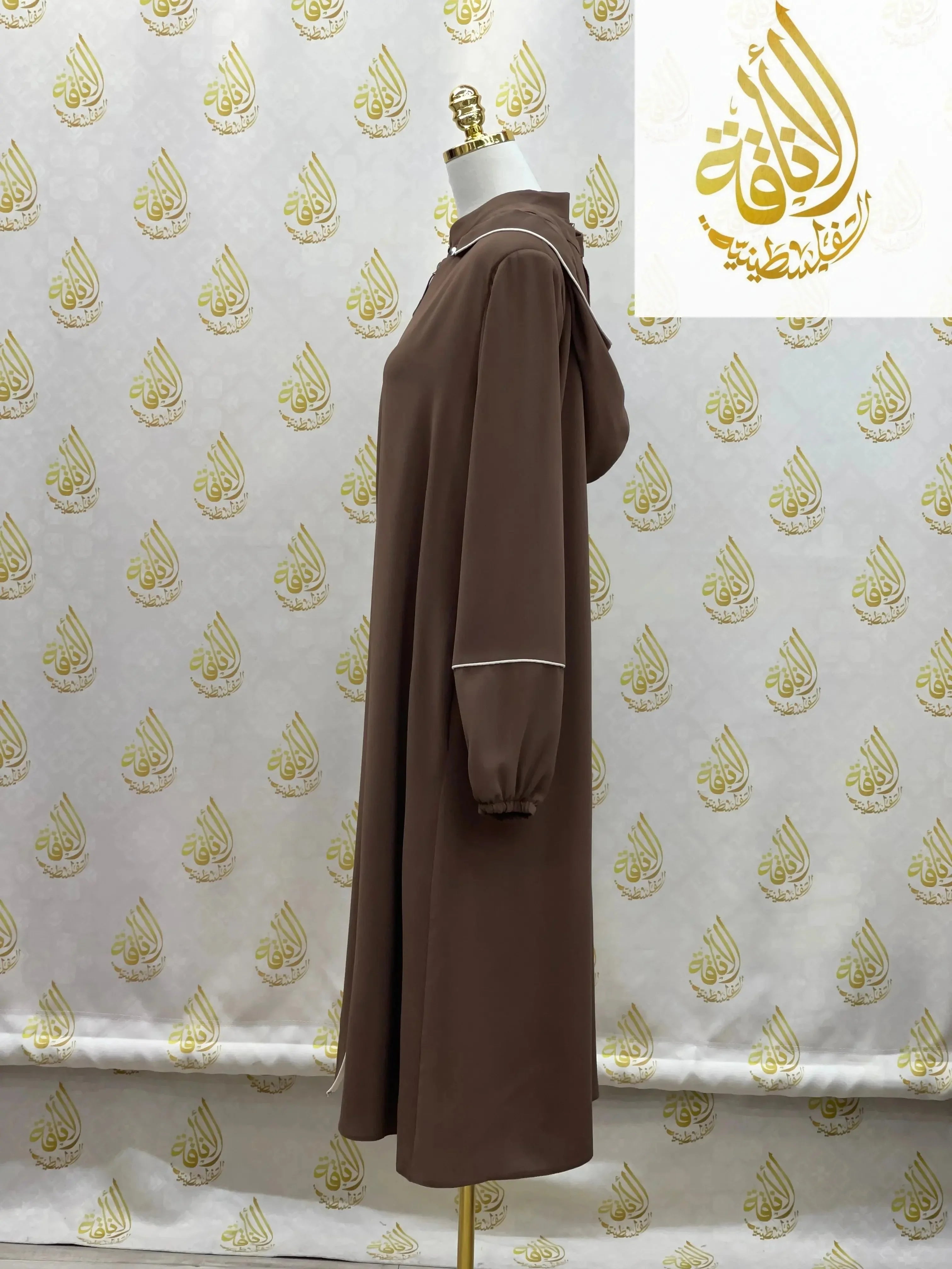 Iman Hooded Long Tunic: Comfort Meets Chic Style Palestinian Elegance