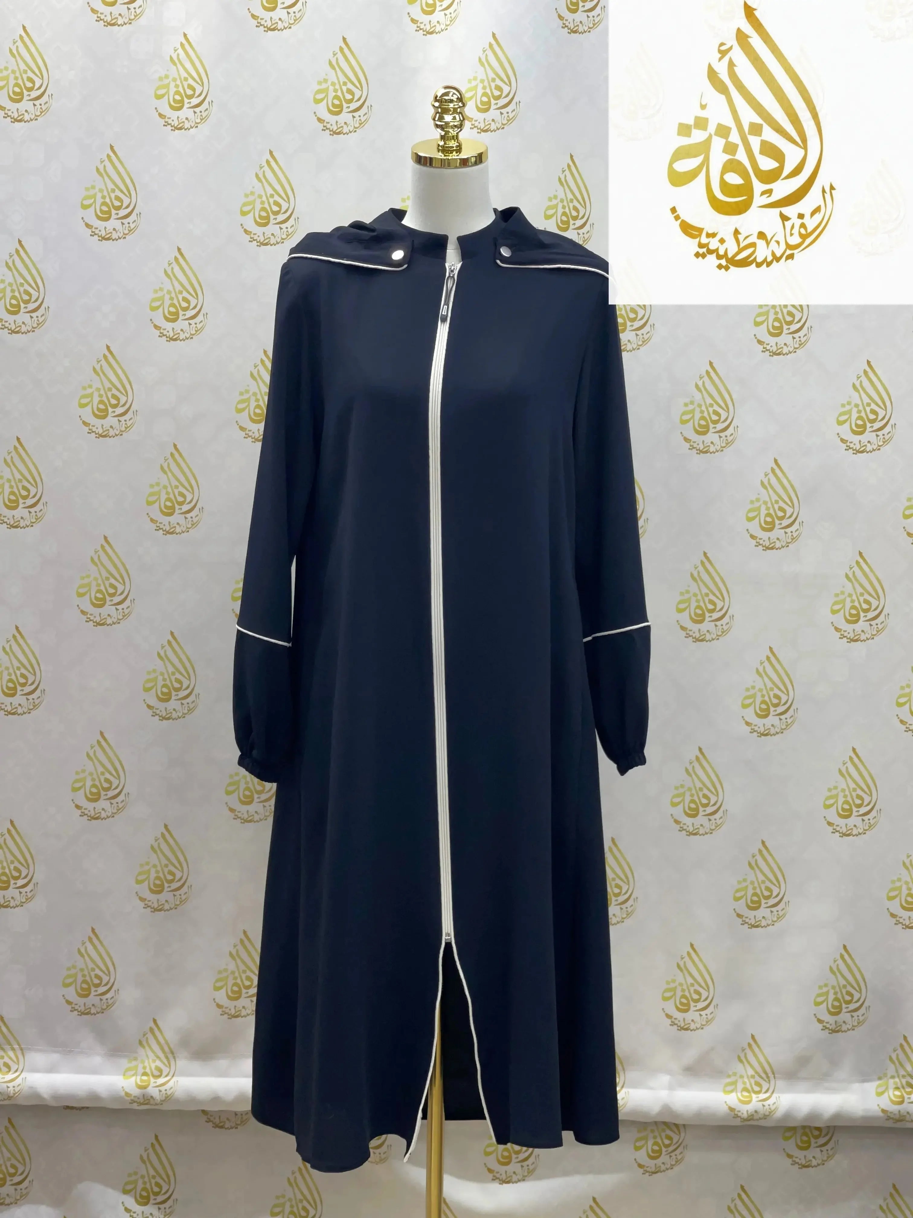 Iman Hooded Long Tunic: Comfort Meets Chic Style Palestinian Elegance