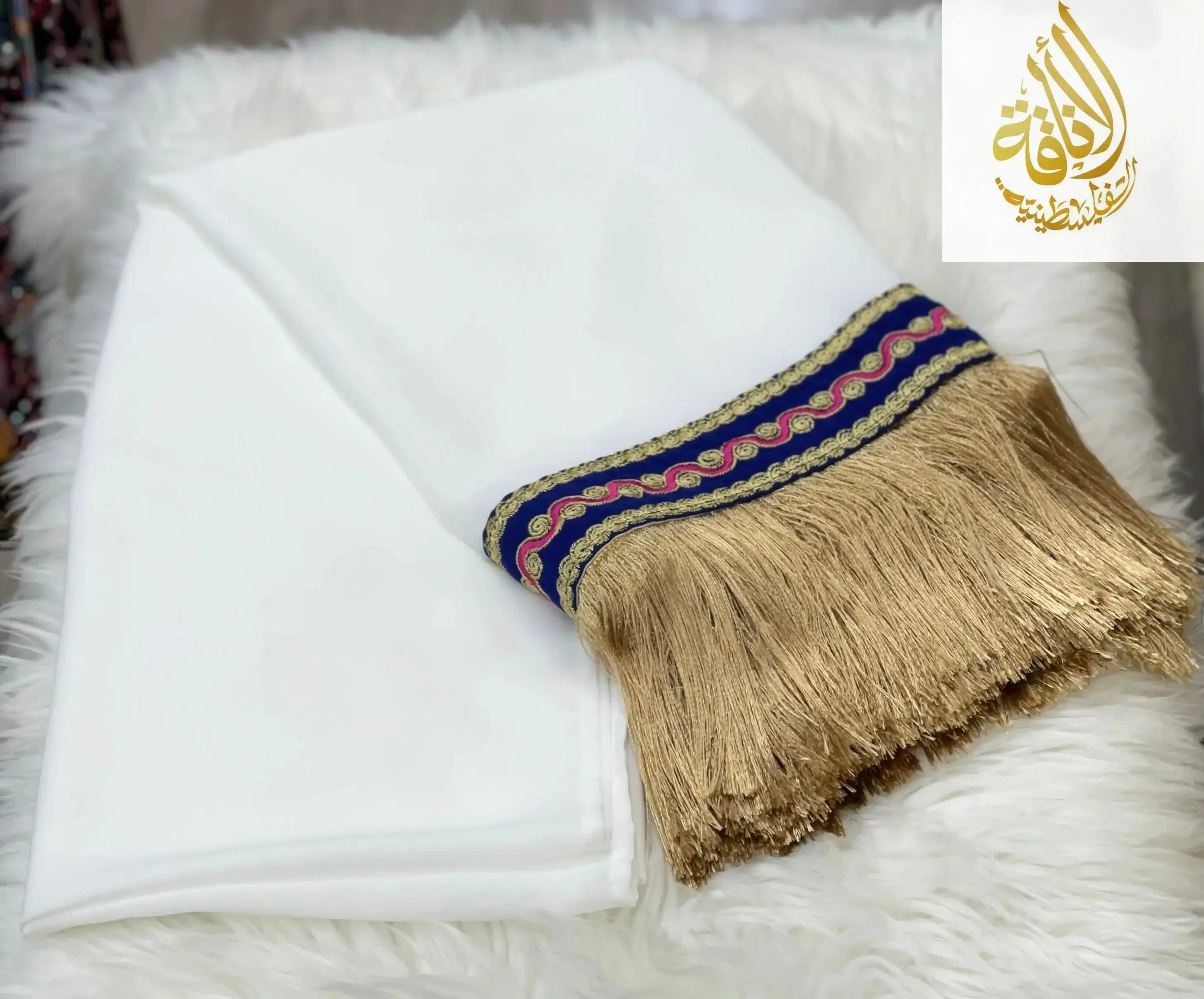 Ivory Khirka-Shal: Luxurious Elegance & Refined Sophistication Palestinian Elegance