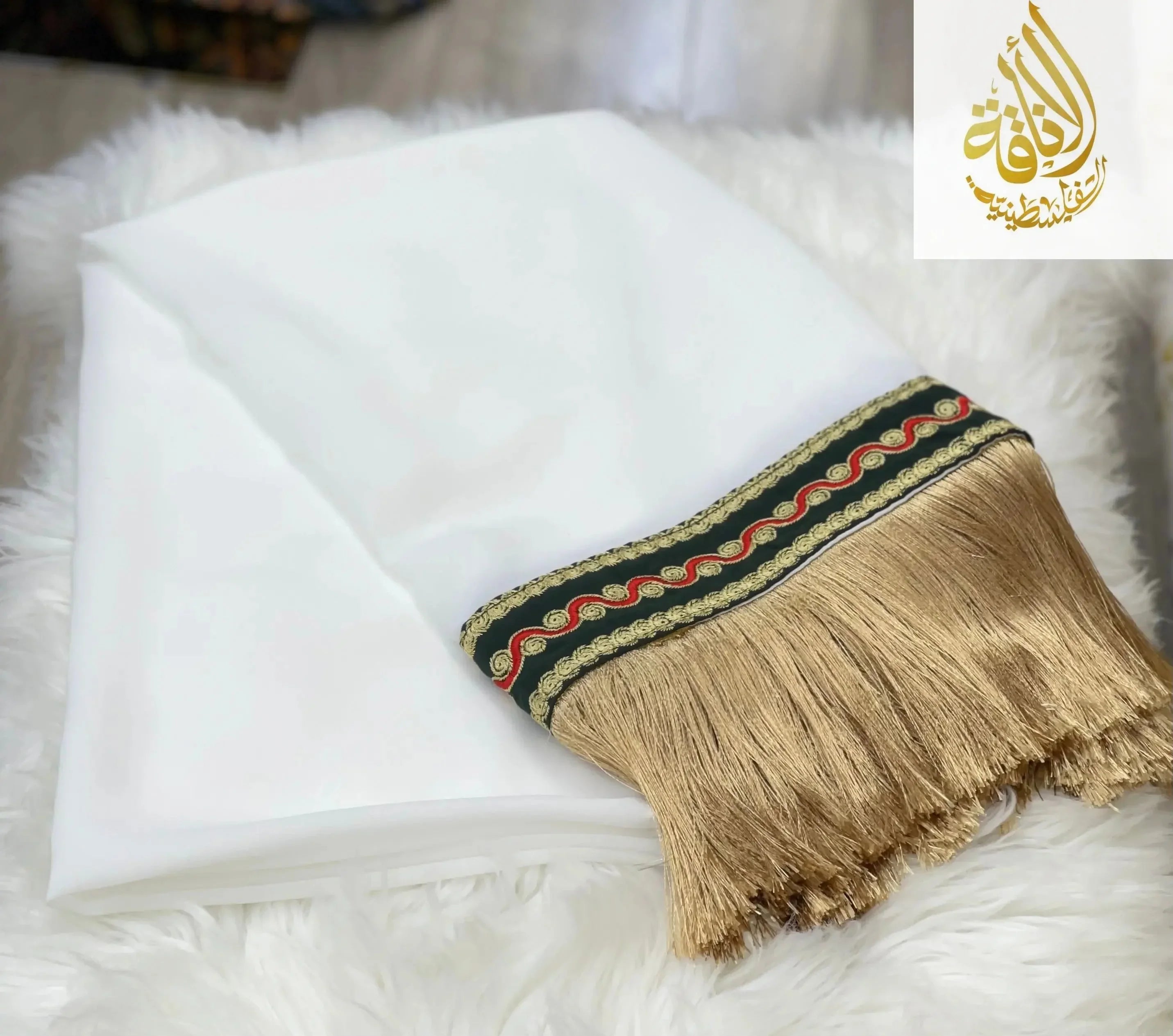 Ivory Khirka-Shal: Luxurious Elegance & Refined Sophistication Palestinian Elegance