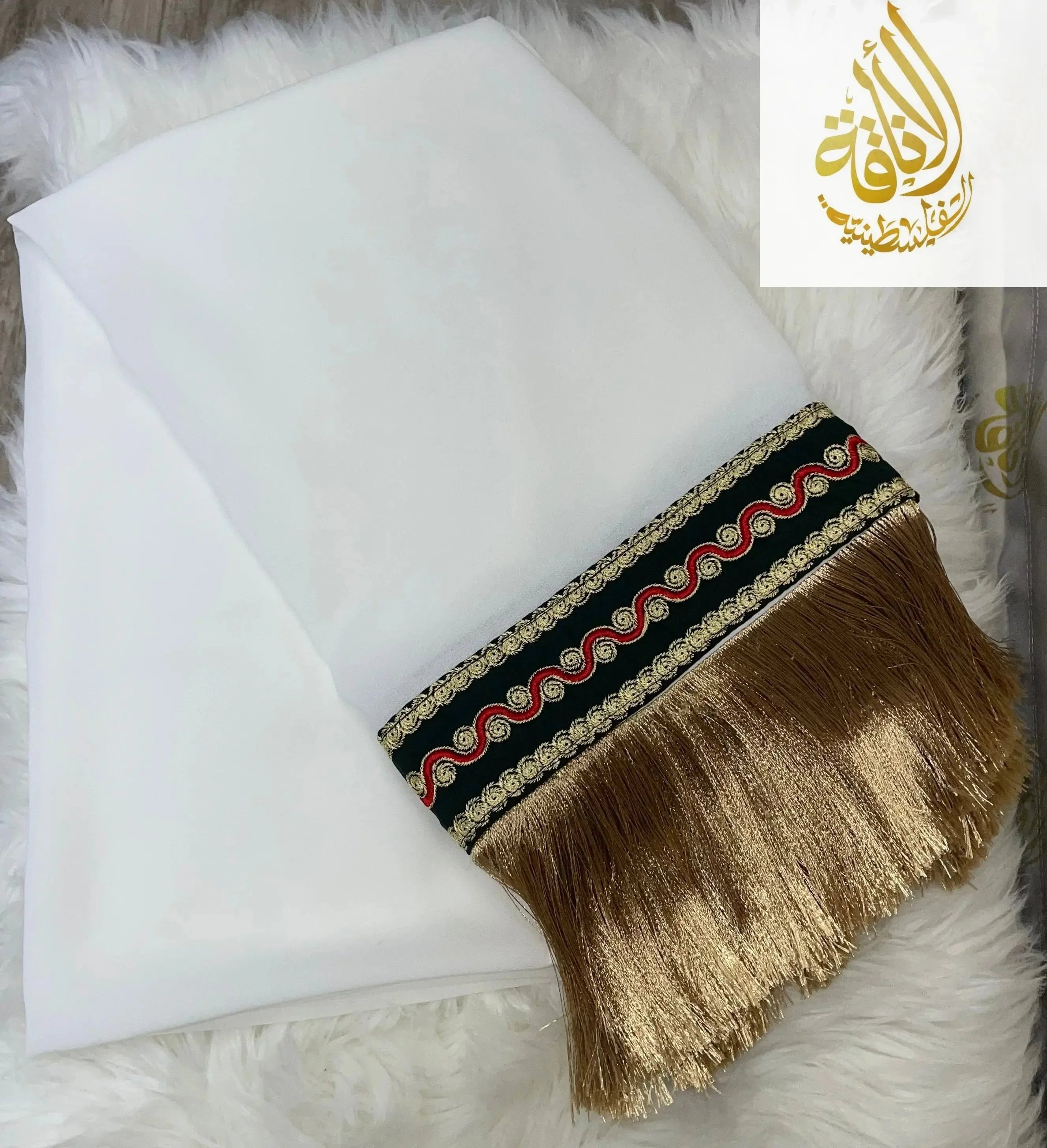 Ivory Khirka-Shal: Luxurious Elegance & Refined Sophistication Palestinian Elegance