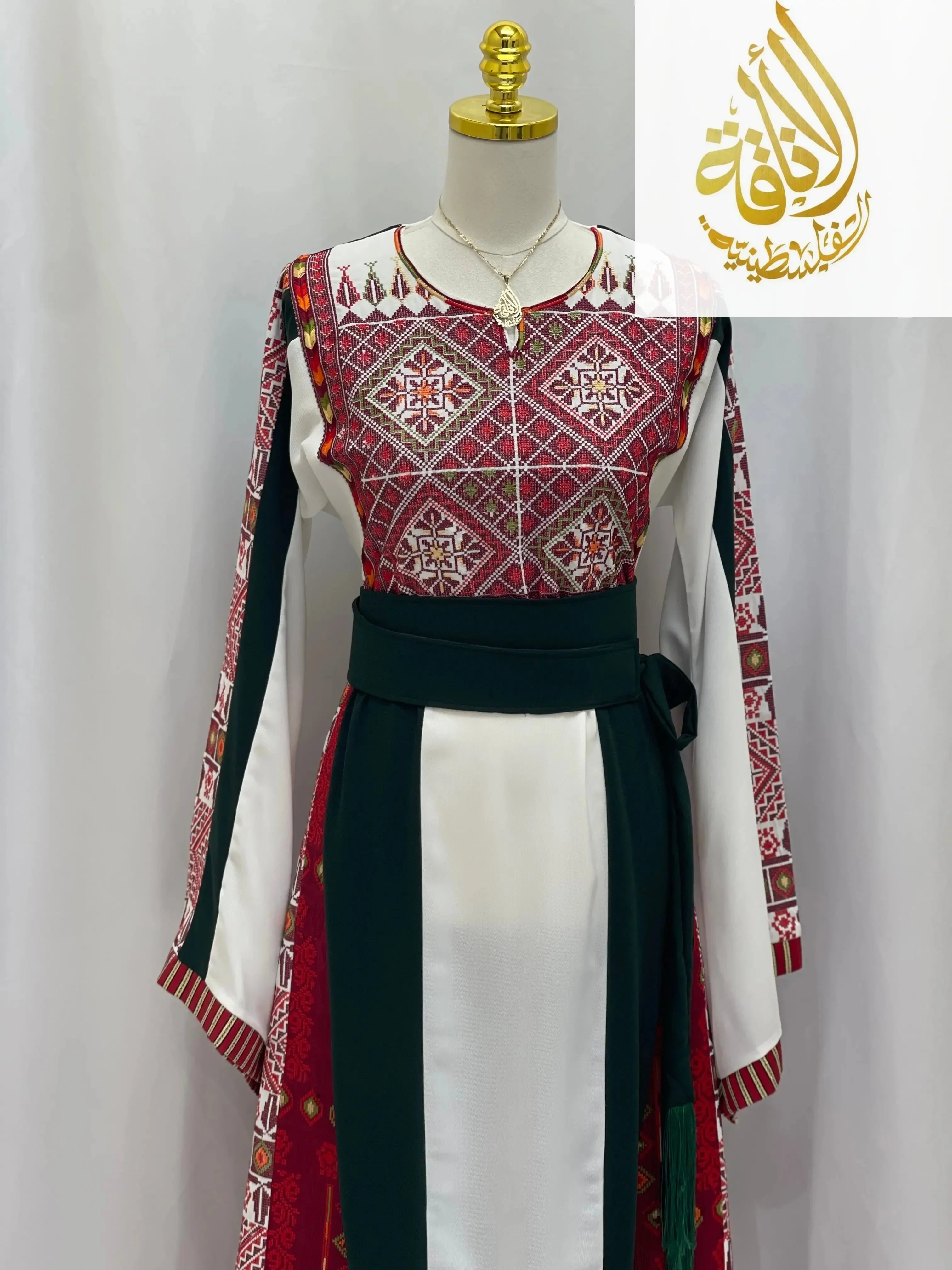Janna Embroidered Thoub - Palestinian Elegance
