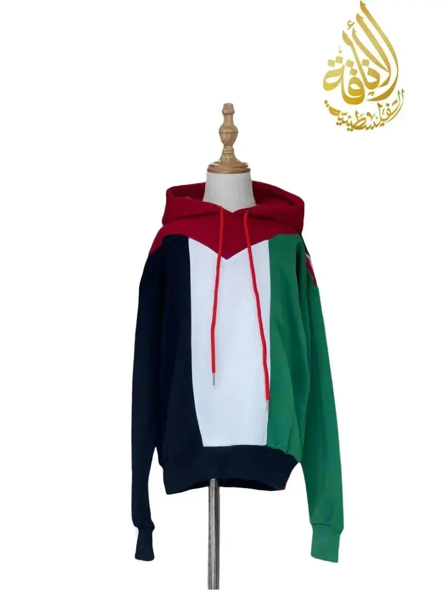 Kids Palestine Flag Hoodie - Soft Durable Culturally Inspired Clothing for Young Activists Palestinian Elegance