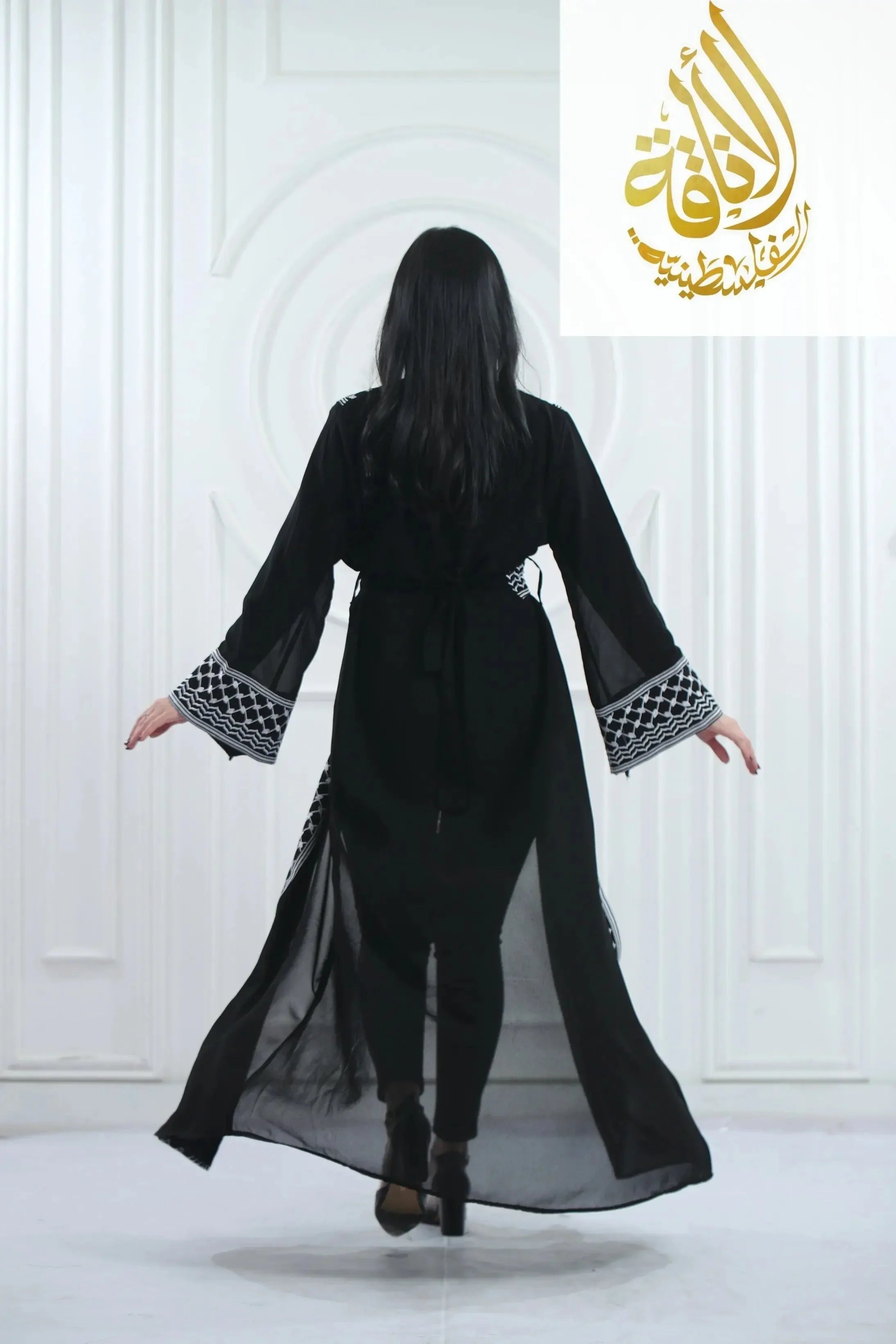 Kuffiyeh Embroidered Cardigan: Elegance and Versatile Comfort Palestinian Elegance