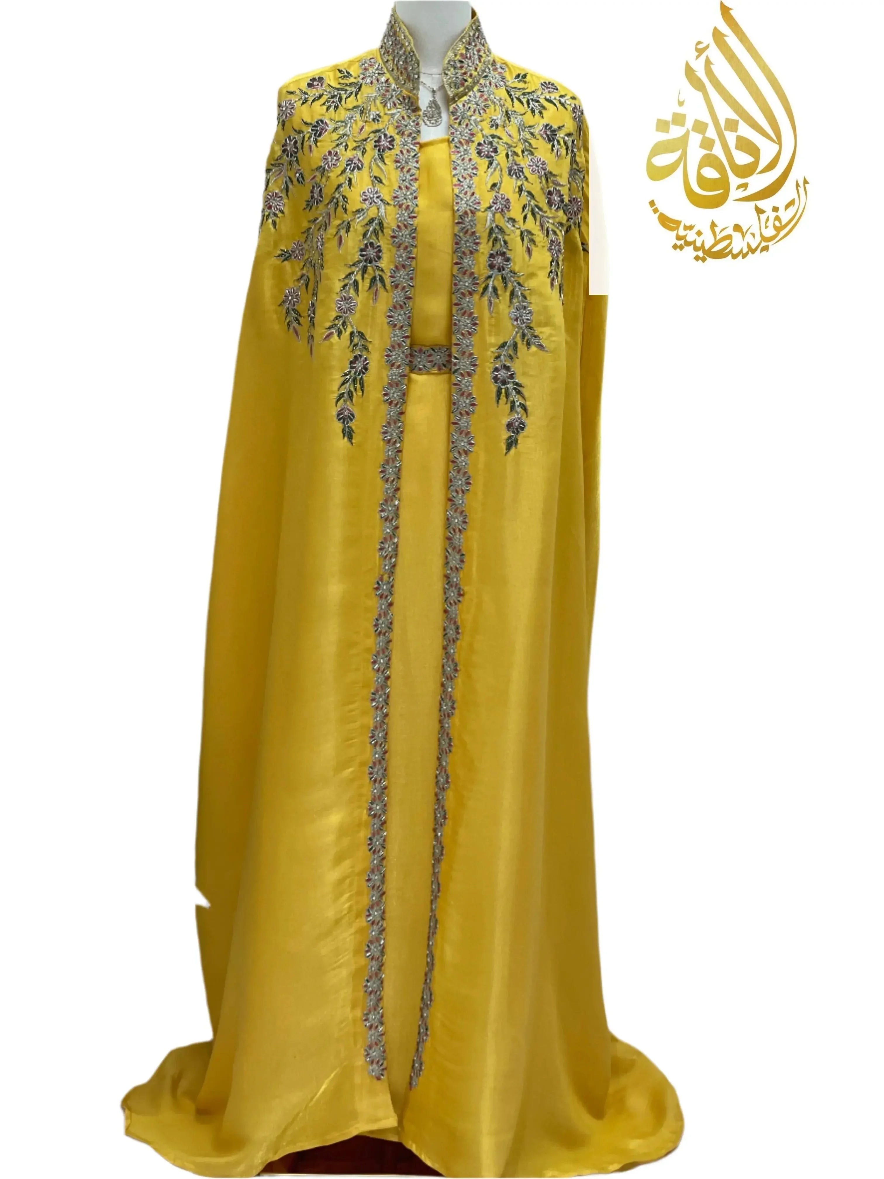 Layale Fancy Kasab Kaftan - Palestinian Elegance