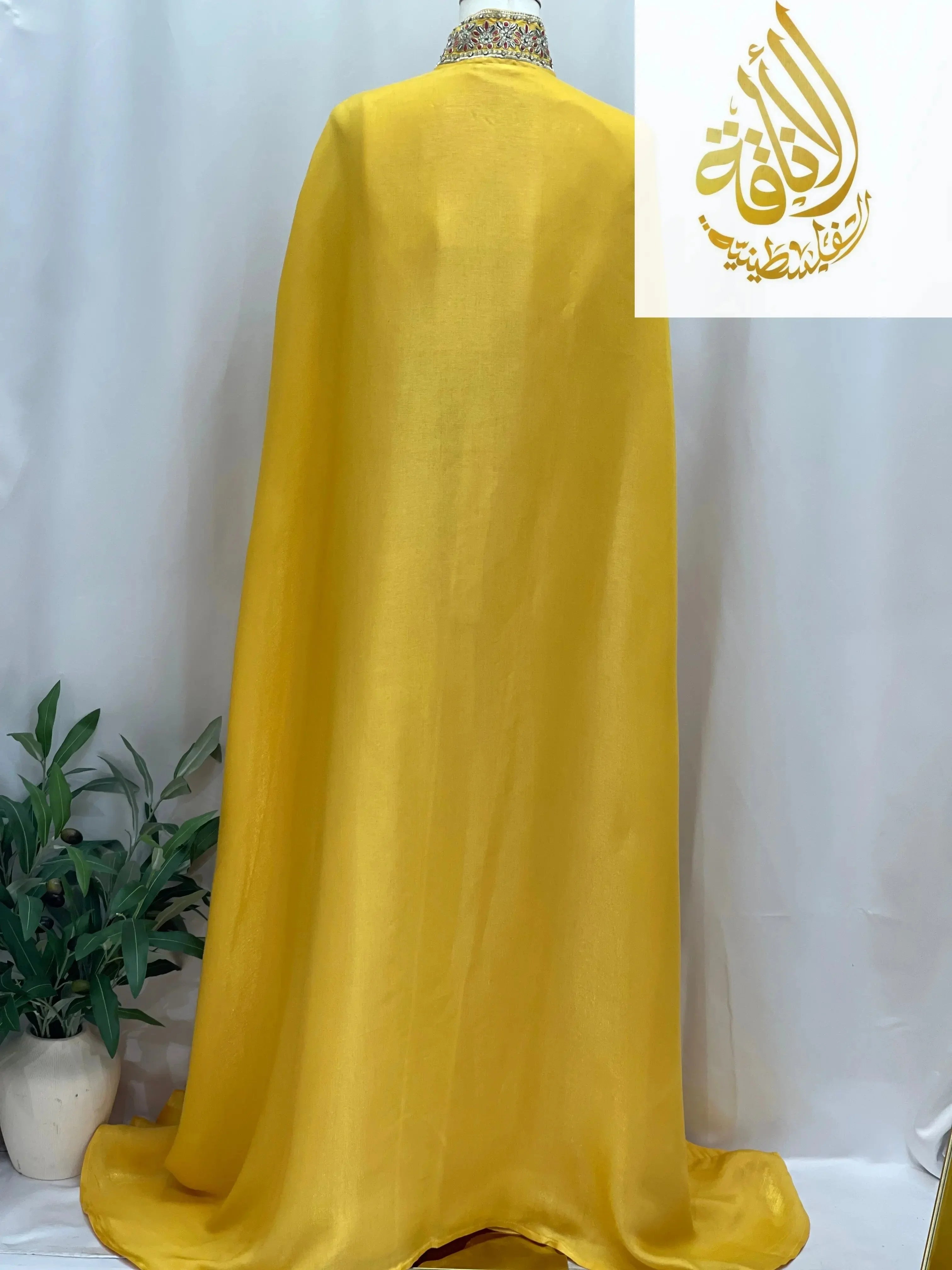 Layale Fancy Kasab Kaftan - Palestinian Elegance