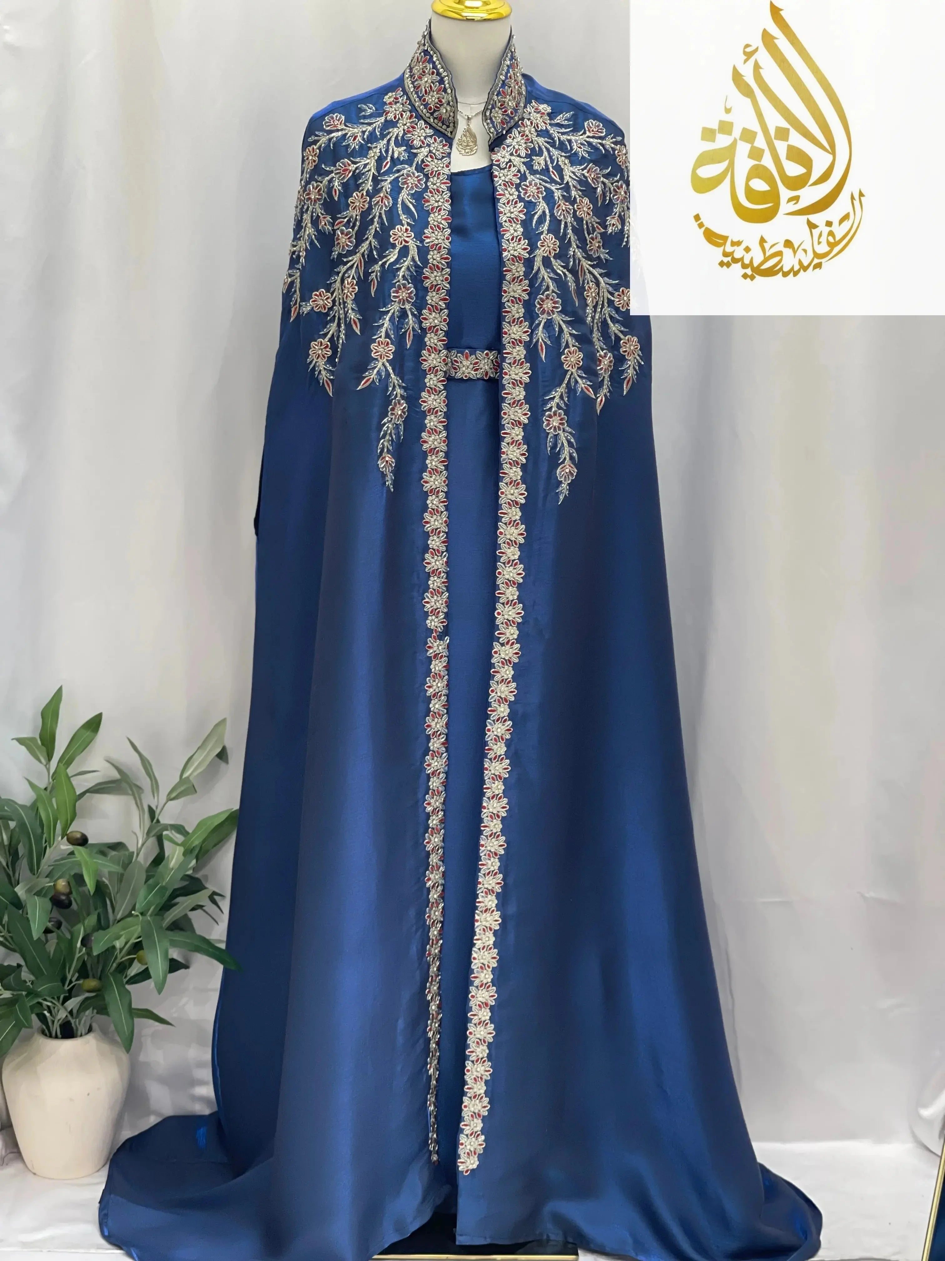 Layale Fancy Kasab Kaftan - Palestinian Elegance