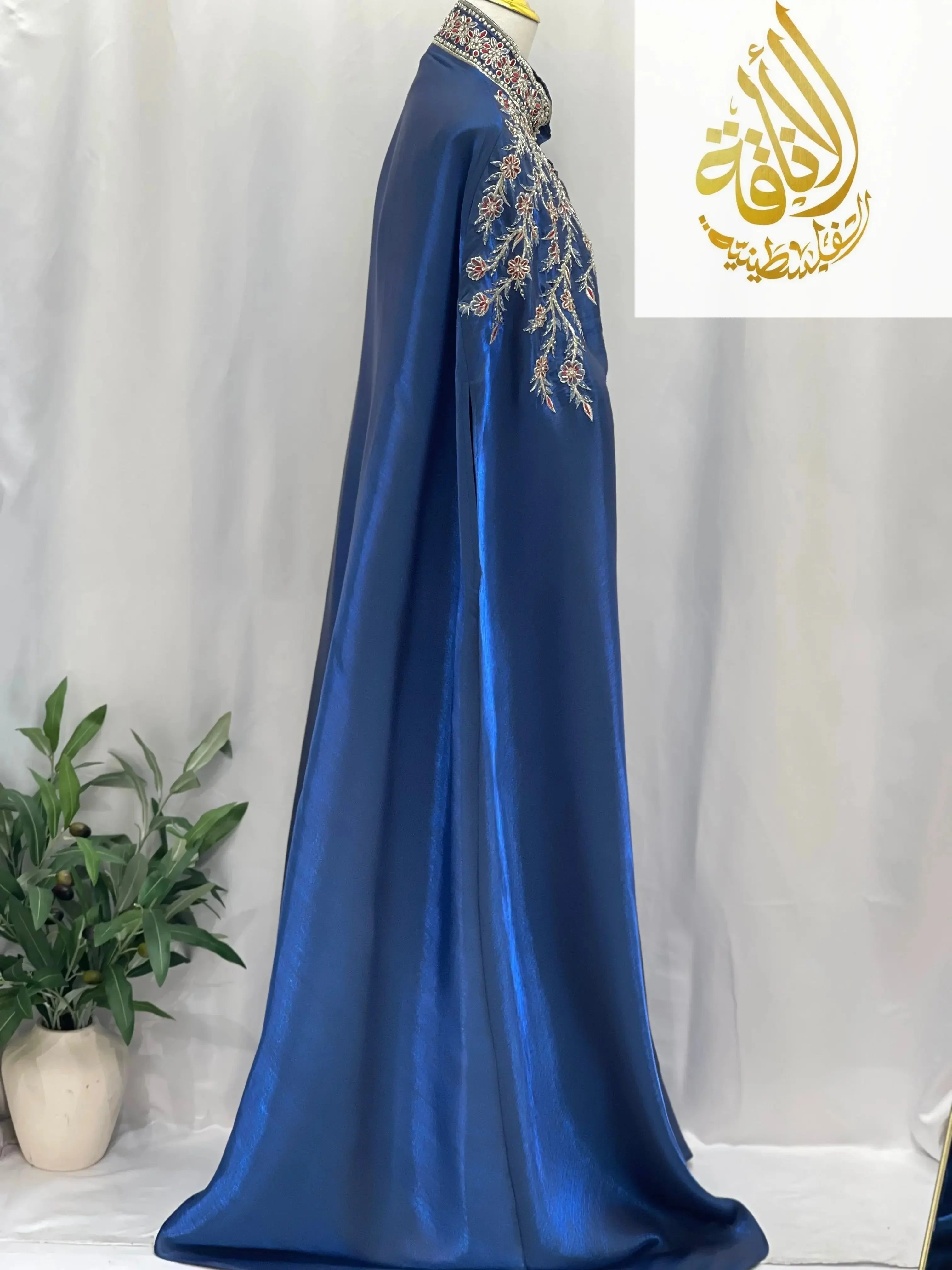 Layale Fancy Kasab Kaftan - Palestinian Elegance