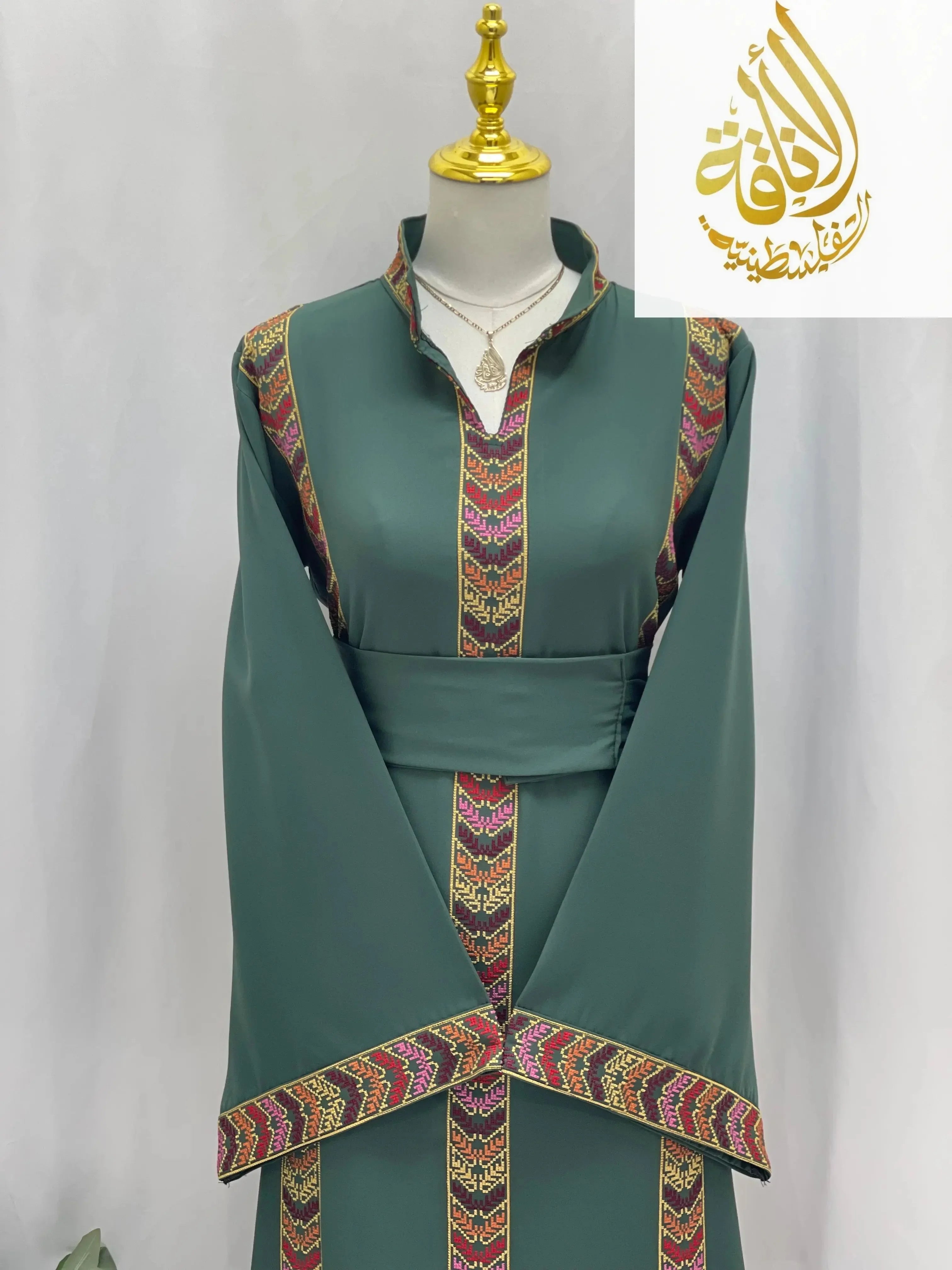 Layan Embroidered Thoub - Palestinian Elegance