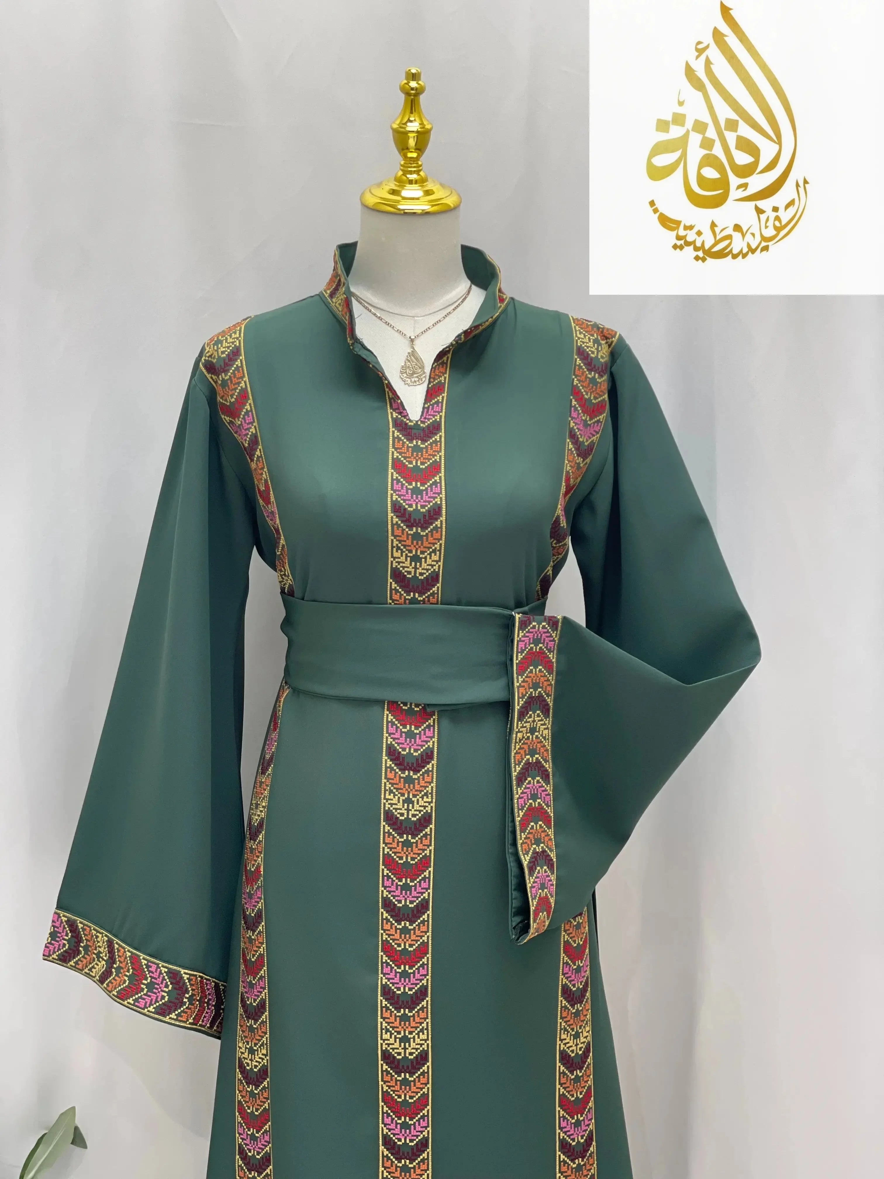 Layan Embroidered Thoub - Palestinian Elegance