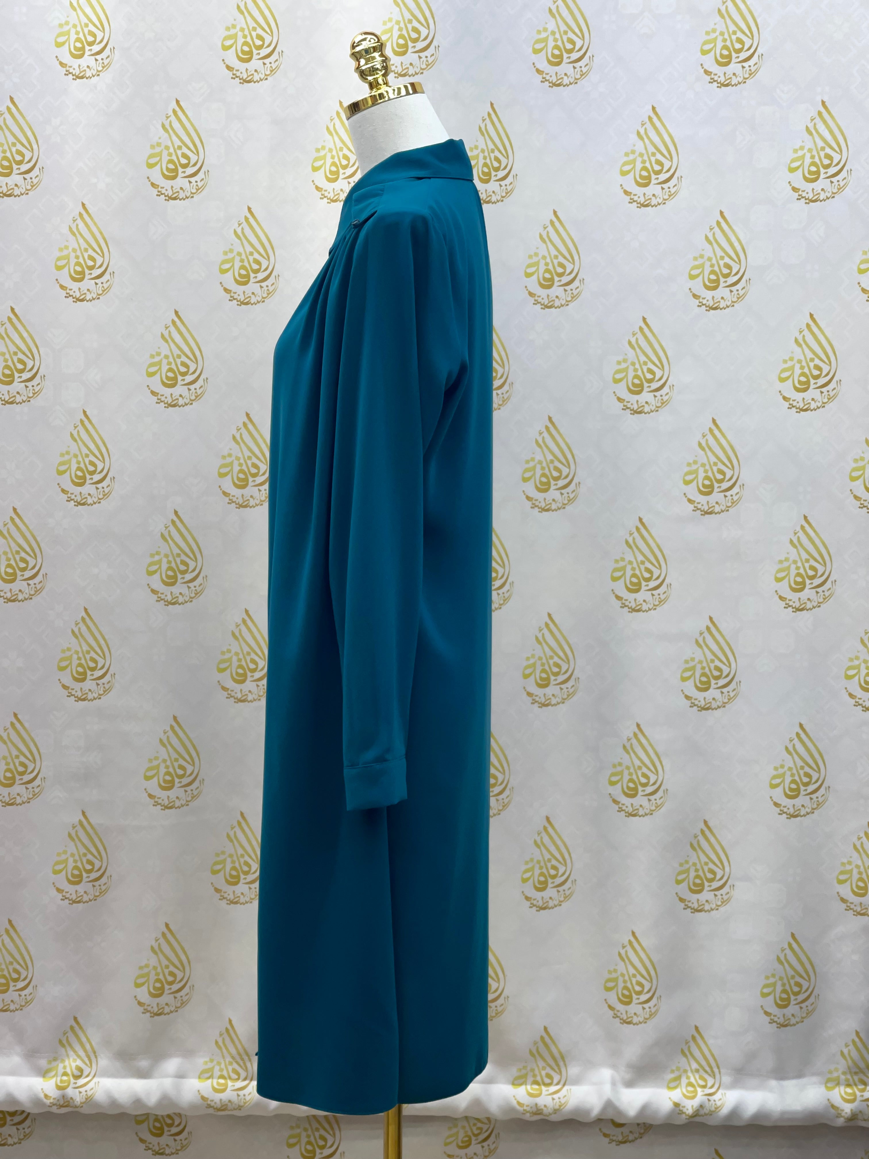 Long Buttoned Tunic - Versatile Elegance for Every Occasion Palestinian Elegance