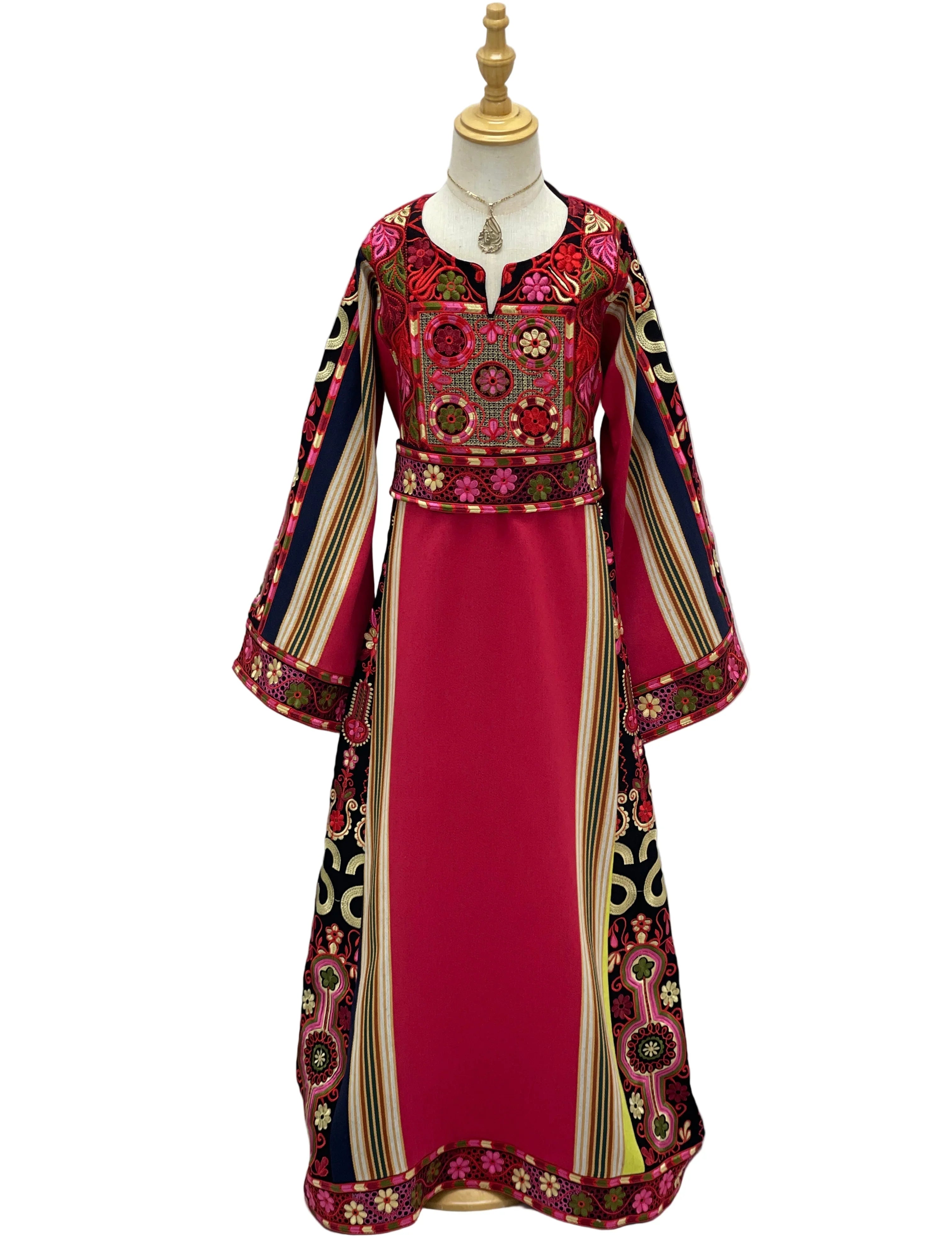 Lujain Girls Majdalawi Embroidered Thoub Palestinian Elegance