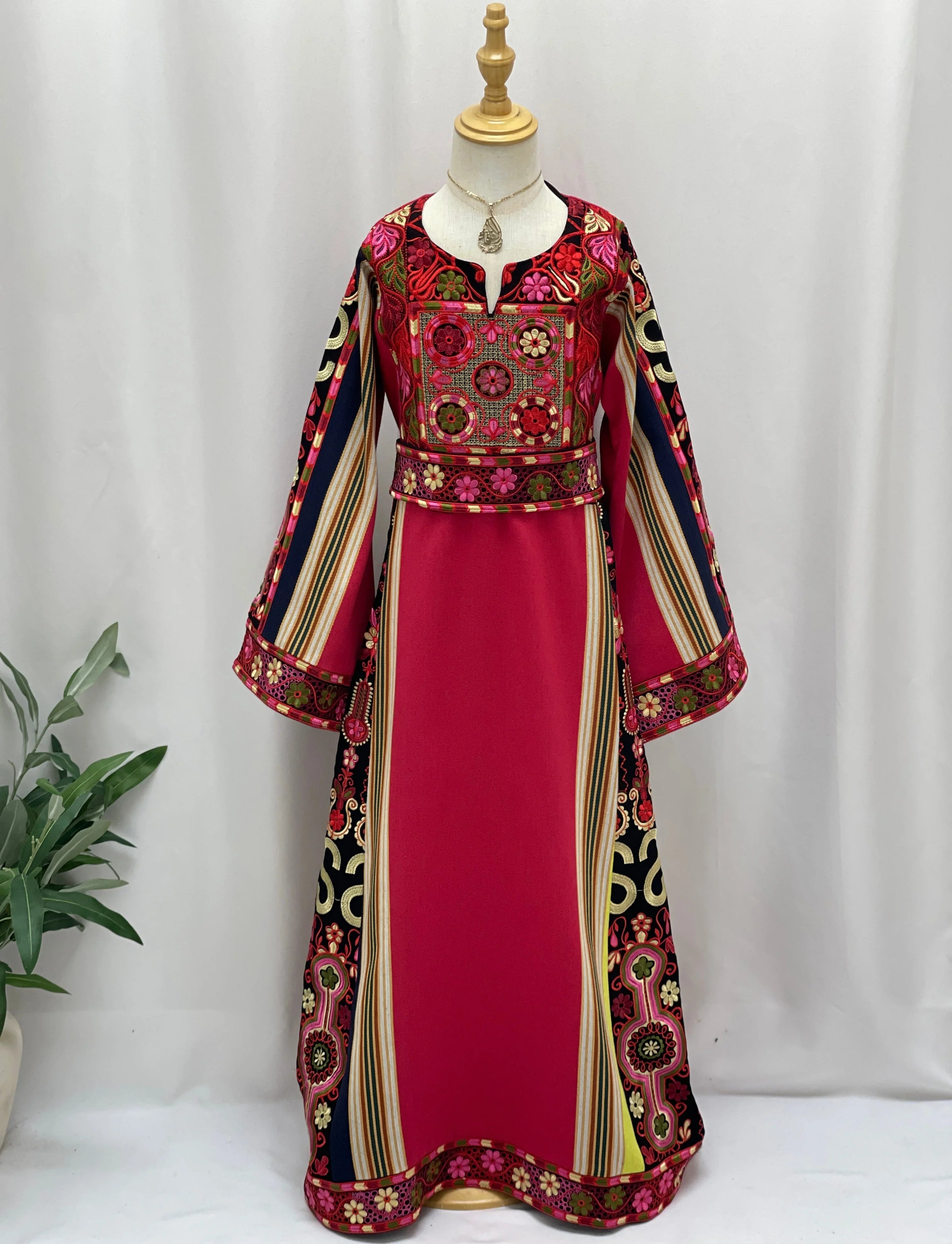 Lujain Girls Majdalawi Embroidered Thoub Palestinian Elegance