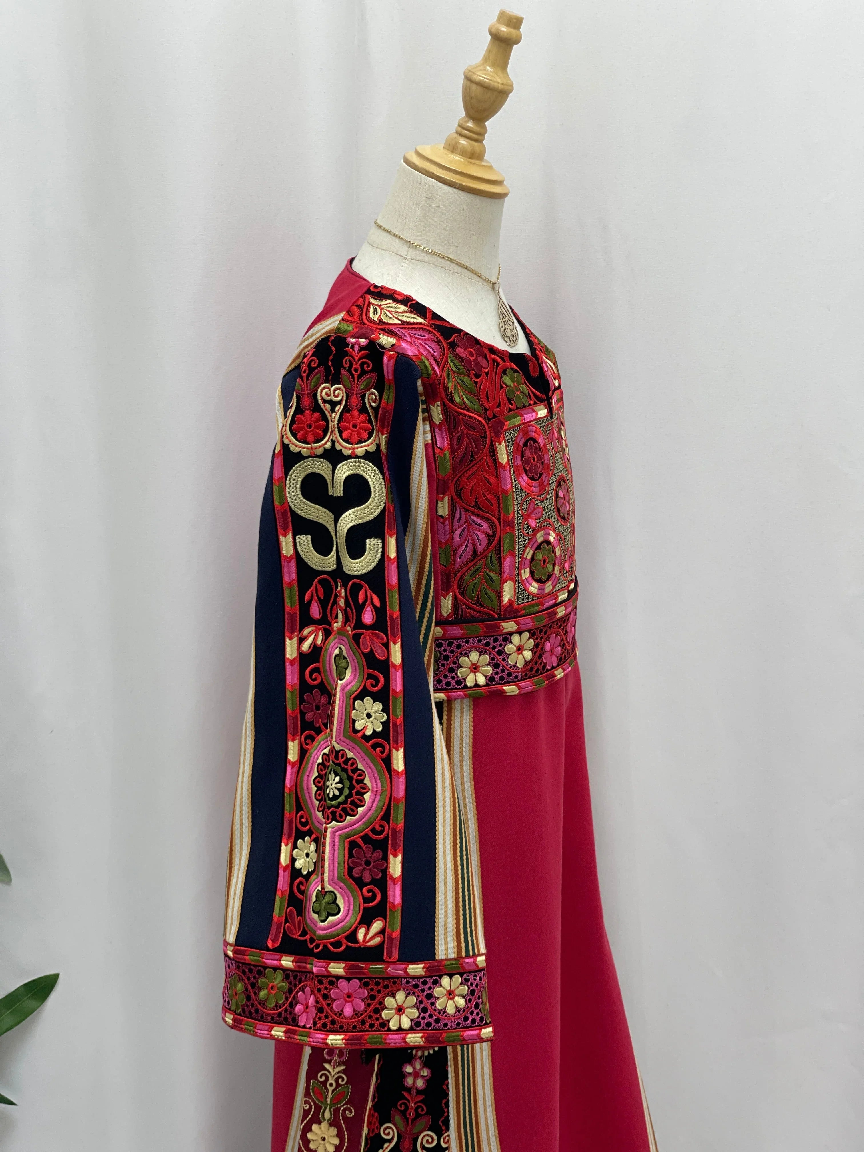 Lujain Girls Majdalawi Embroidered Thoub Palestinian Elegance
