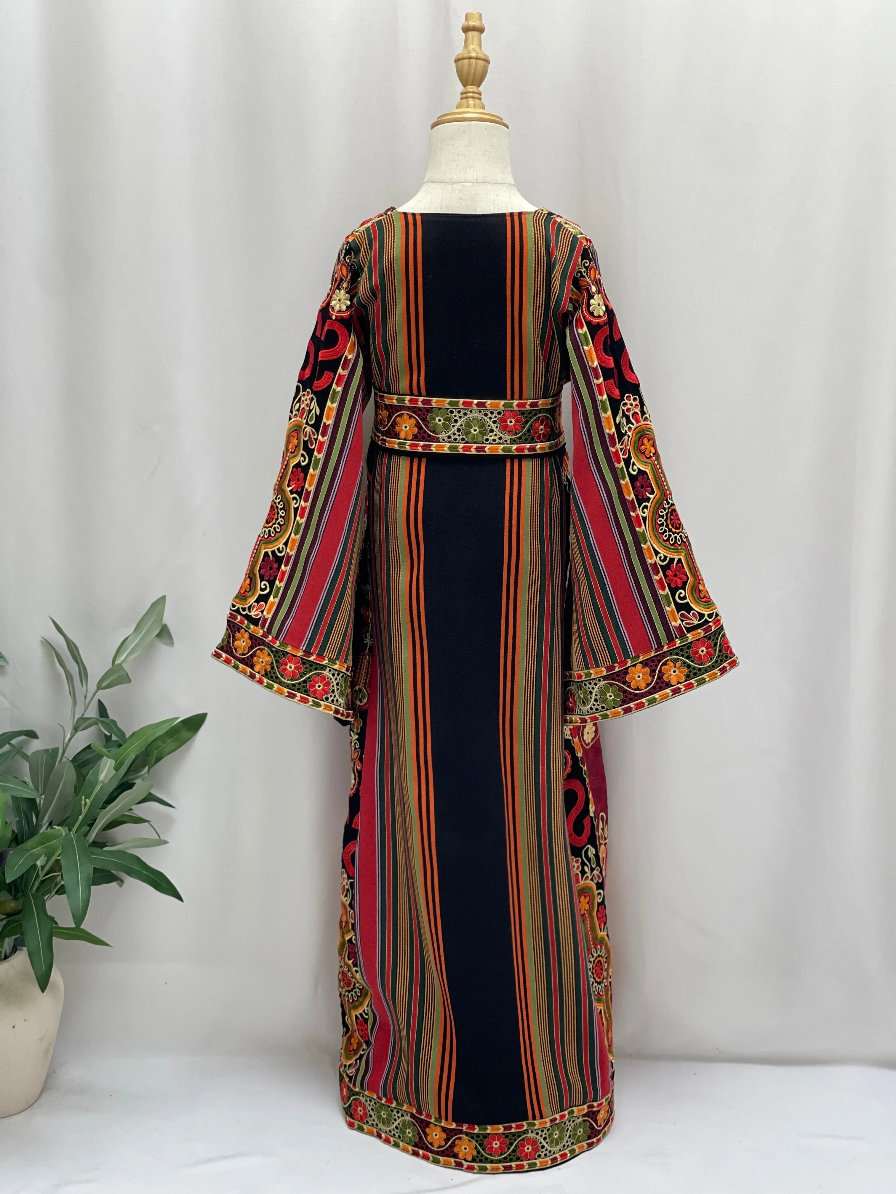 Lujain Girls Majdalawi Embroidered Thoub Palestinian Elegance