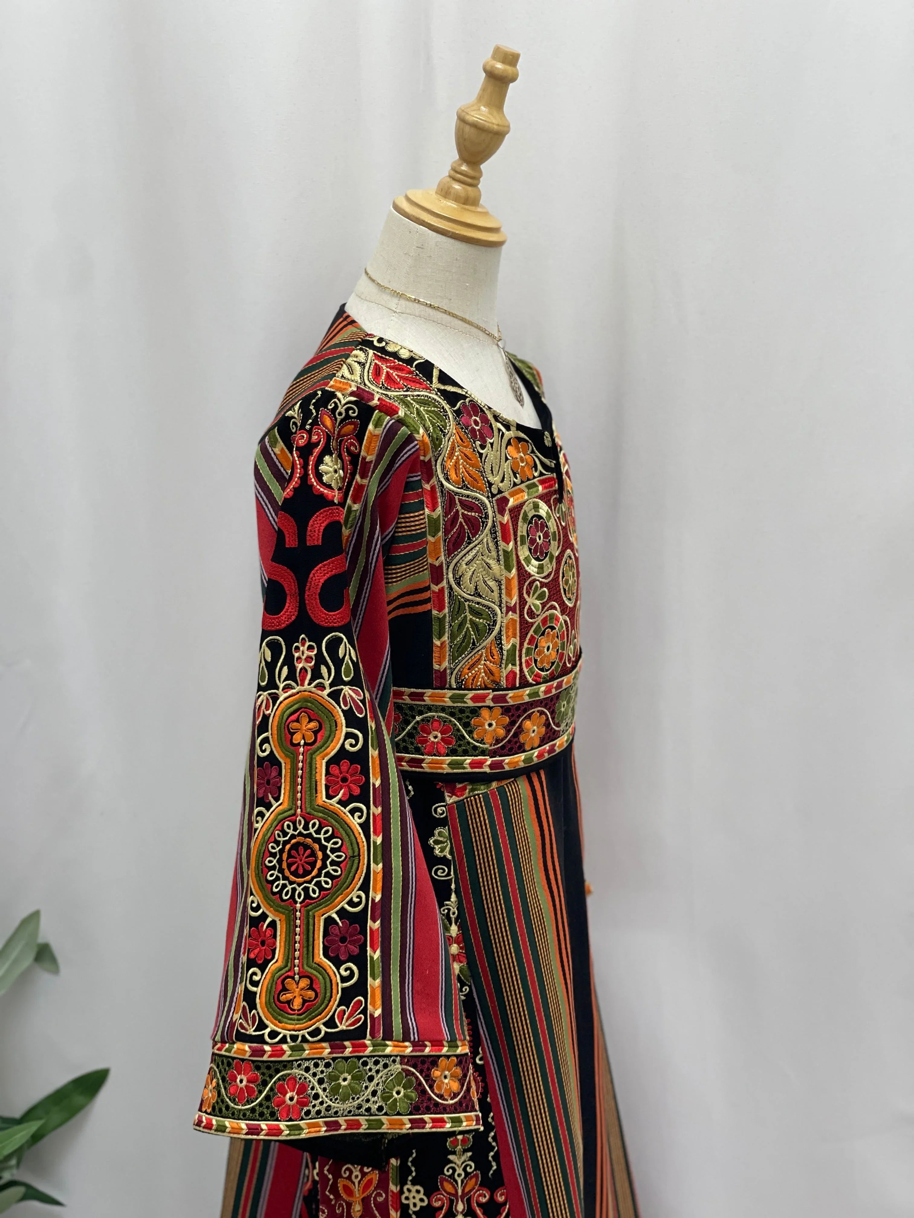 Lujain Girls Majdalawi Embroidered Thoub Palestinian Elegance