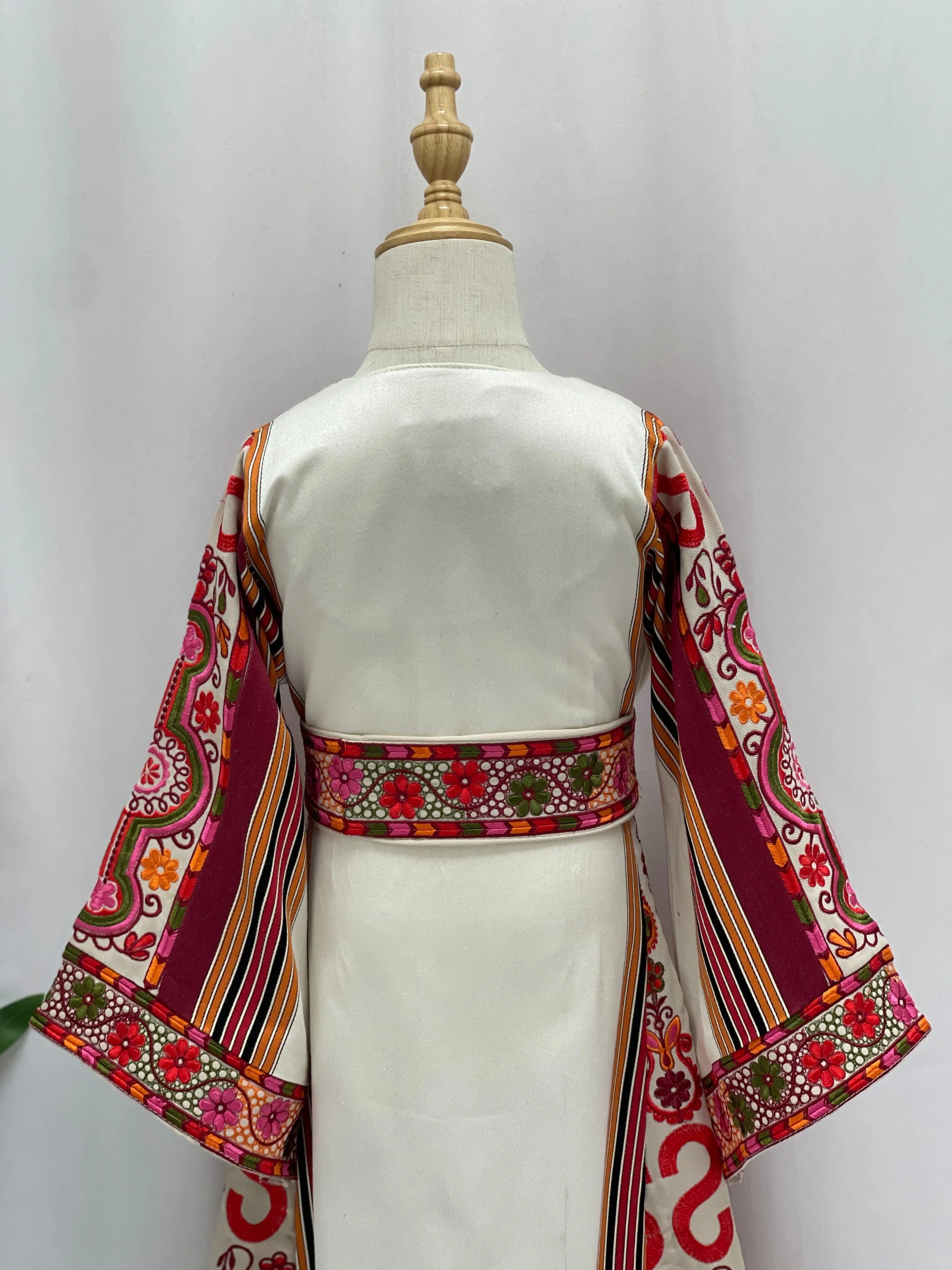 Lujain Girls Majdalawi Embroidered Thoub Palestinian Elegance