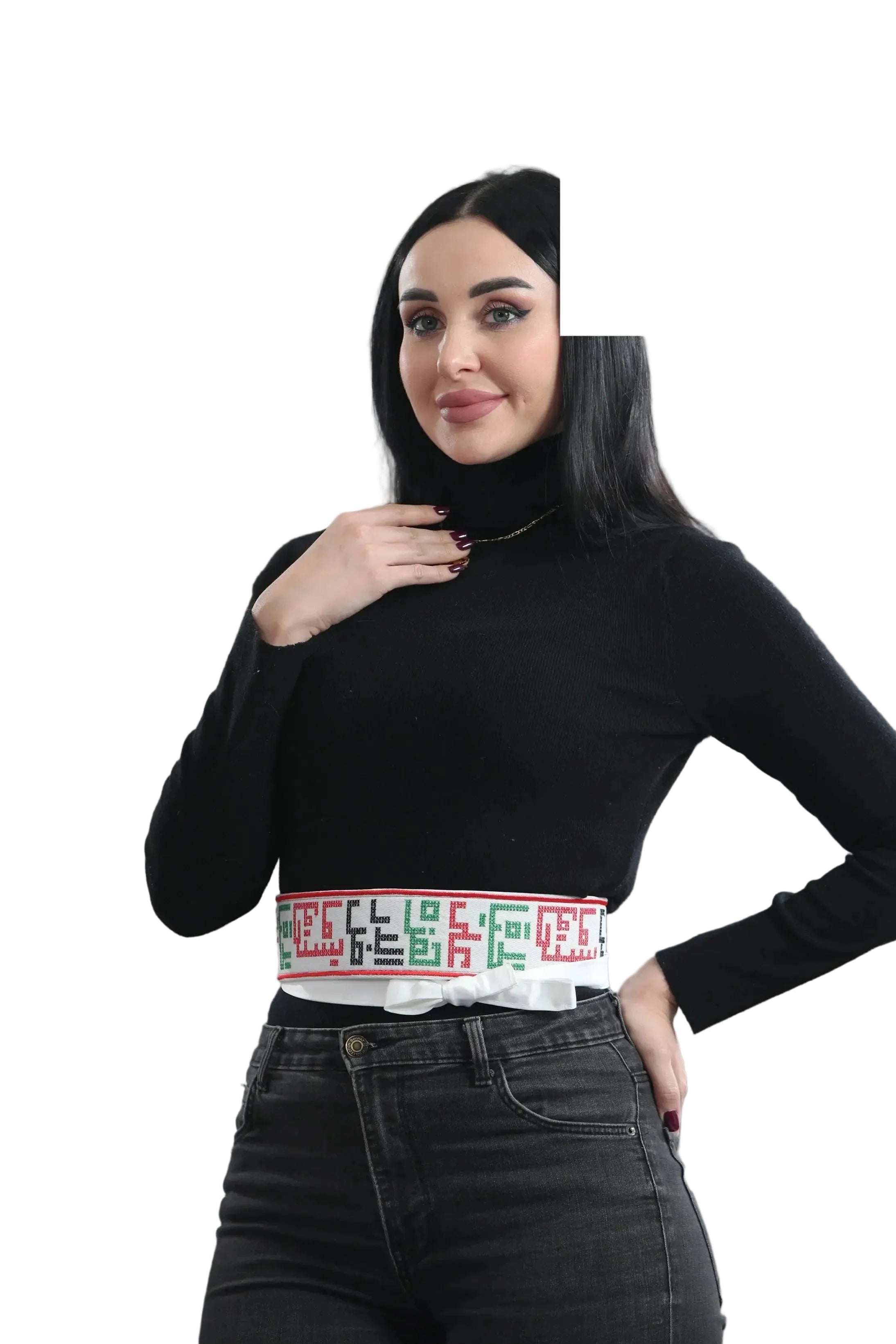 Mahmoud Darwish Quotes Embroidered Belt Palestinian Elegance