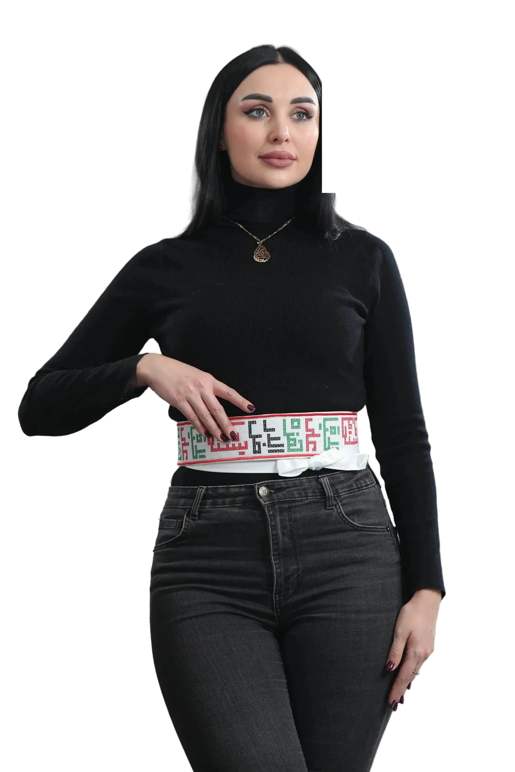 Mahmoud Darwish Quotes Embroidered Belt Palestinian Elegance