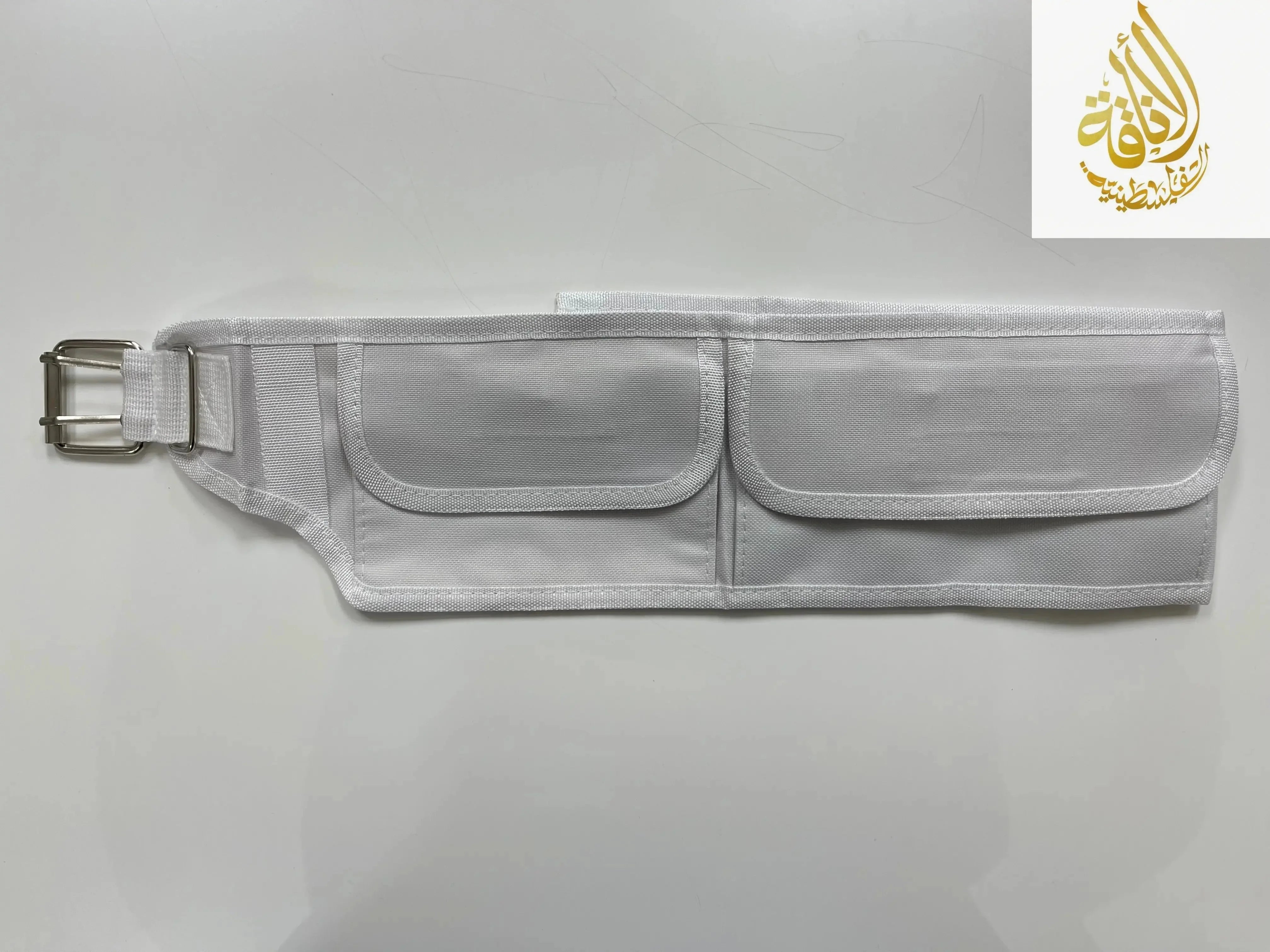 Mens Hajj & Umrah Ahram Ihram Belt - Adjustable Design Fits Up to 50" Waist Palestinian Elegance