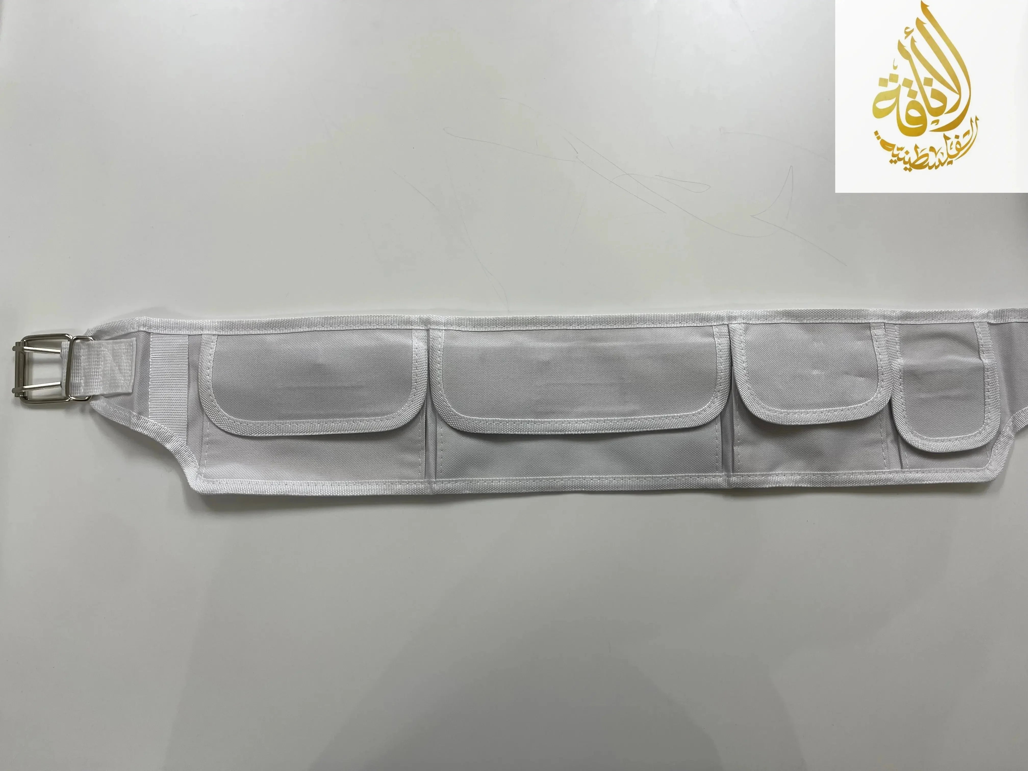 Mens Hajj & Umrah Ahram Ihram Belt - Adjustable Design Fits Up to 50" Waist Palestinian Elegance