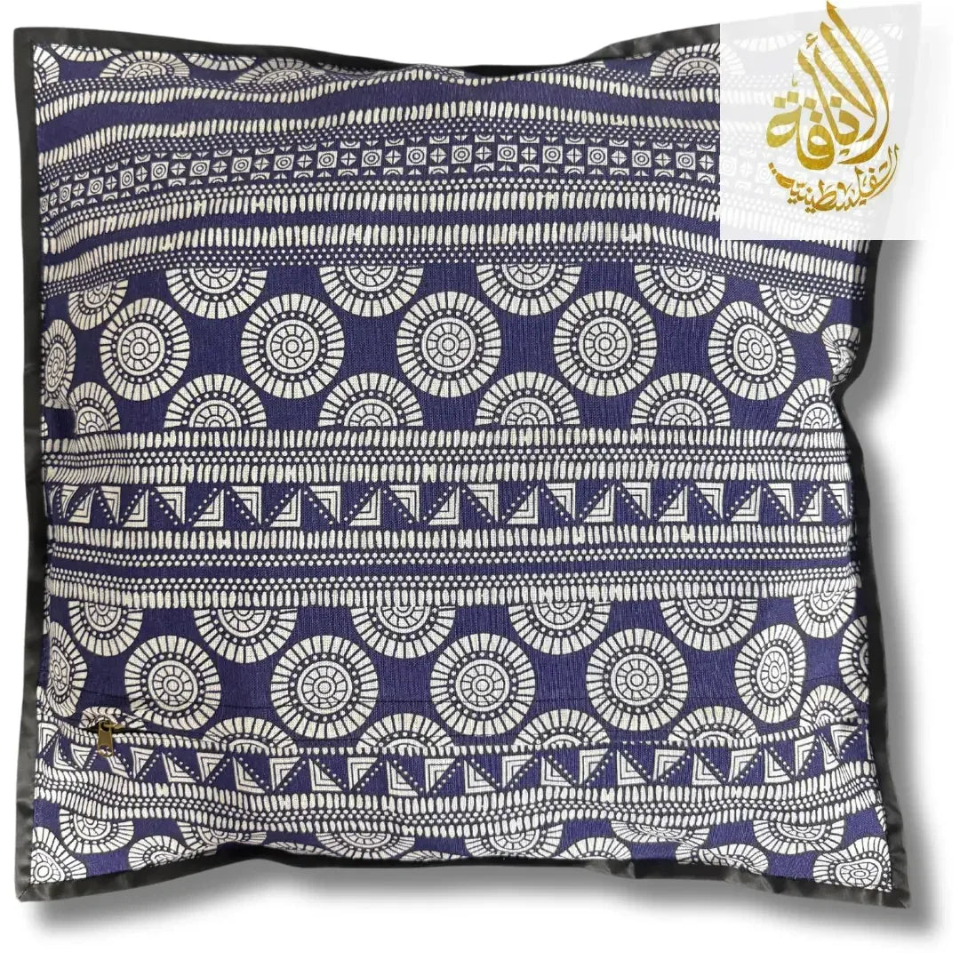 Palestine Pillow Cases with Kuffiyeh Tatreez Background Palestinian Elegance