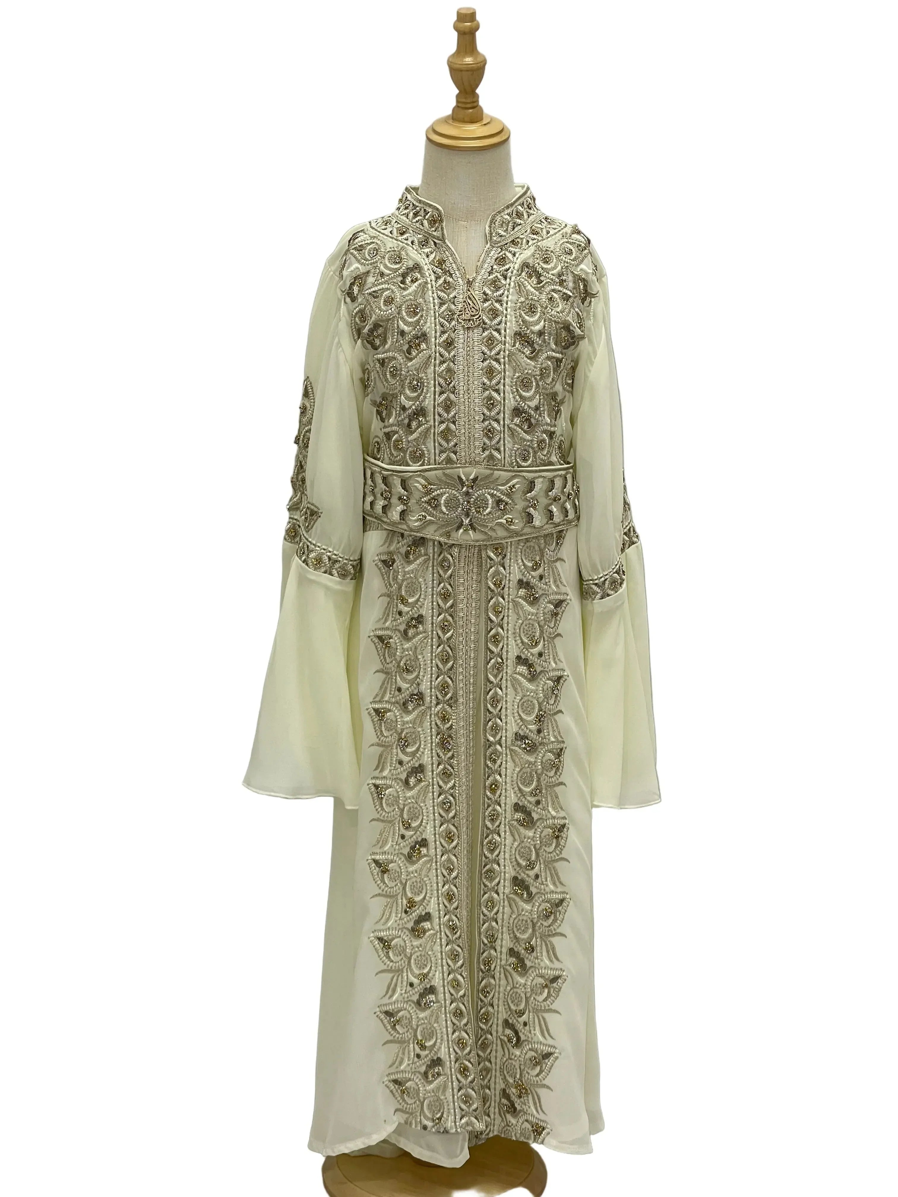 Princess Sara Girls Kaftan  - Palestinian Elegance