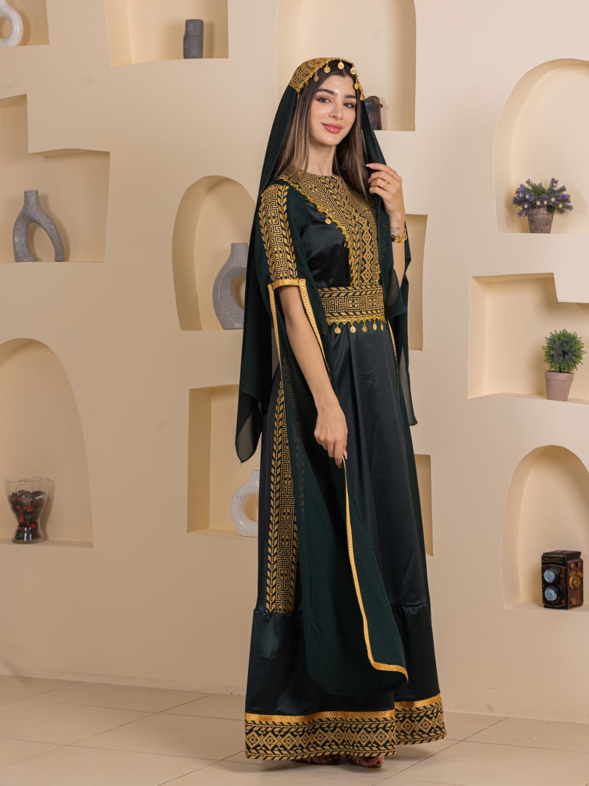 Qamar Embroidered Dress Heritage and Modern Elegance - Palestinian Elegance