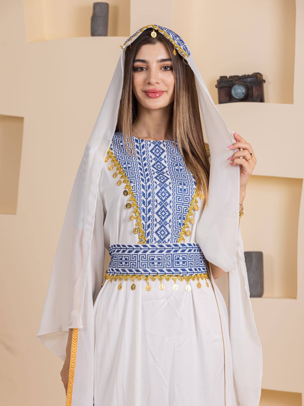 Qamar Embroidered Dress Heritage and Modern Elegance - Palestinian Elegance