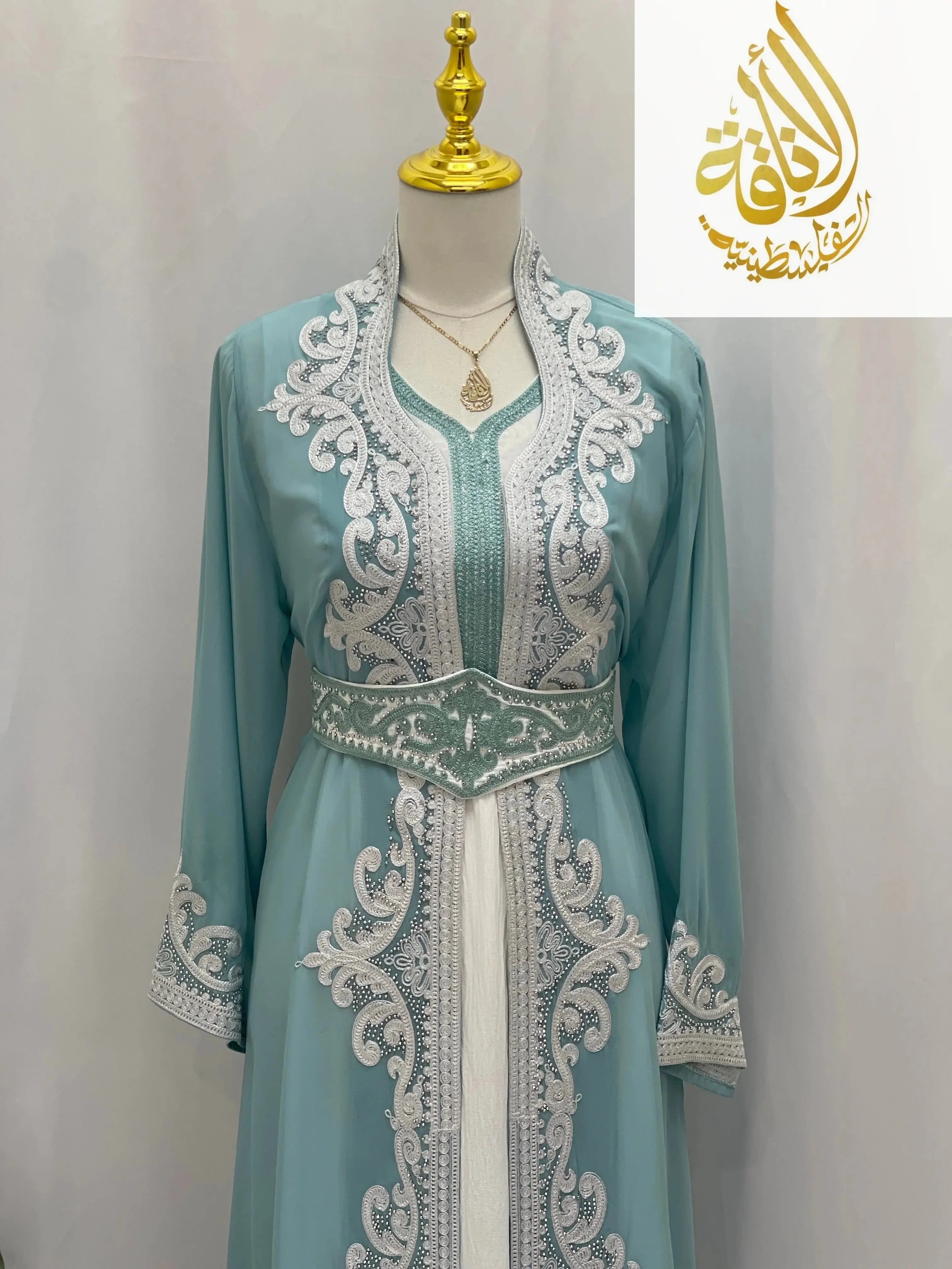 Rania Unique Kaftan - Palestinian Elegance