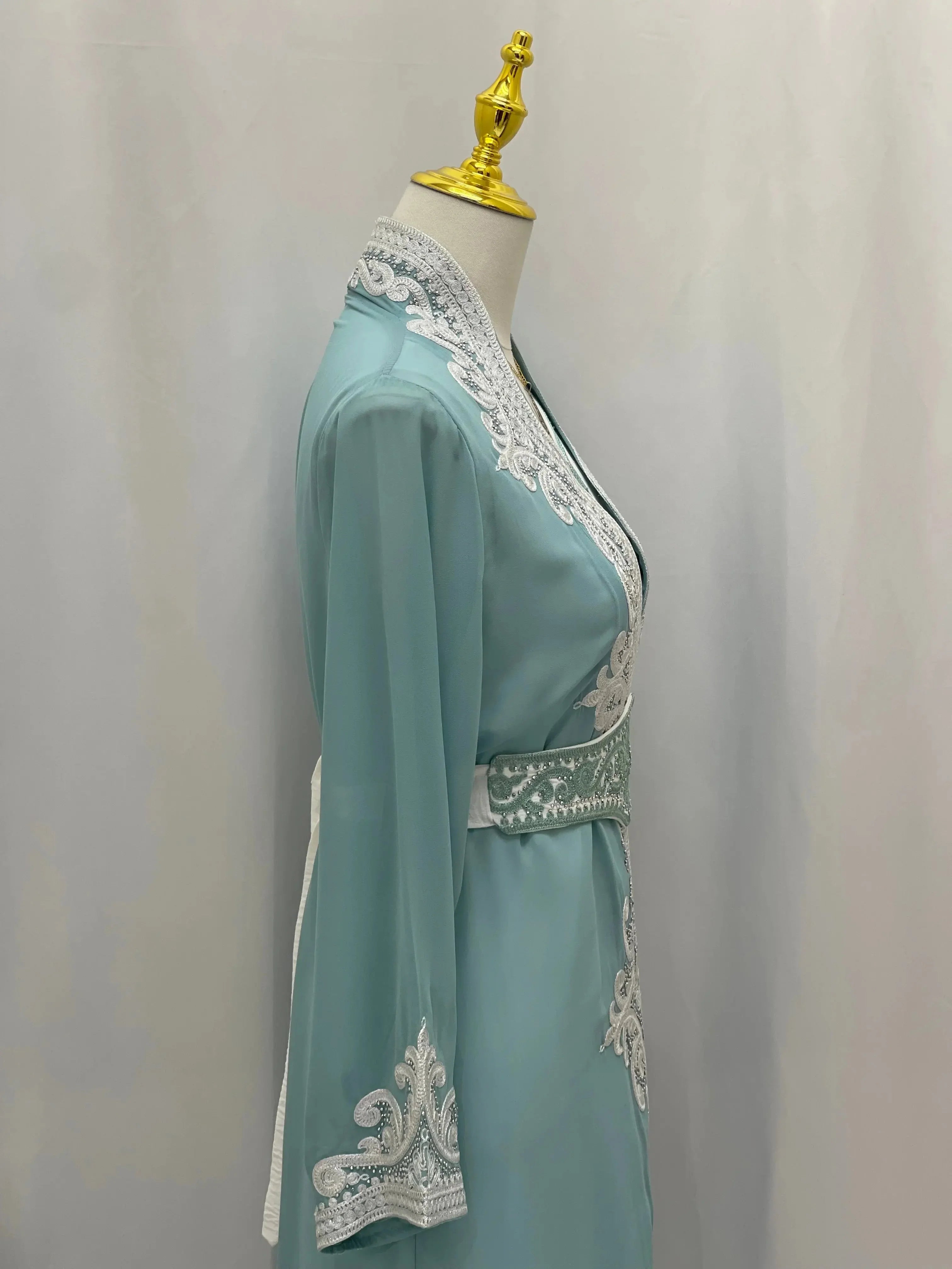 Rania Unique Kaftan - Palestinian Elegance