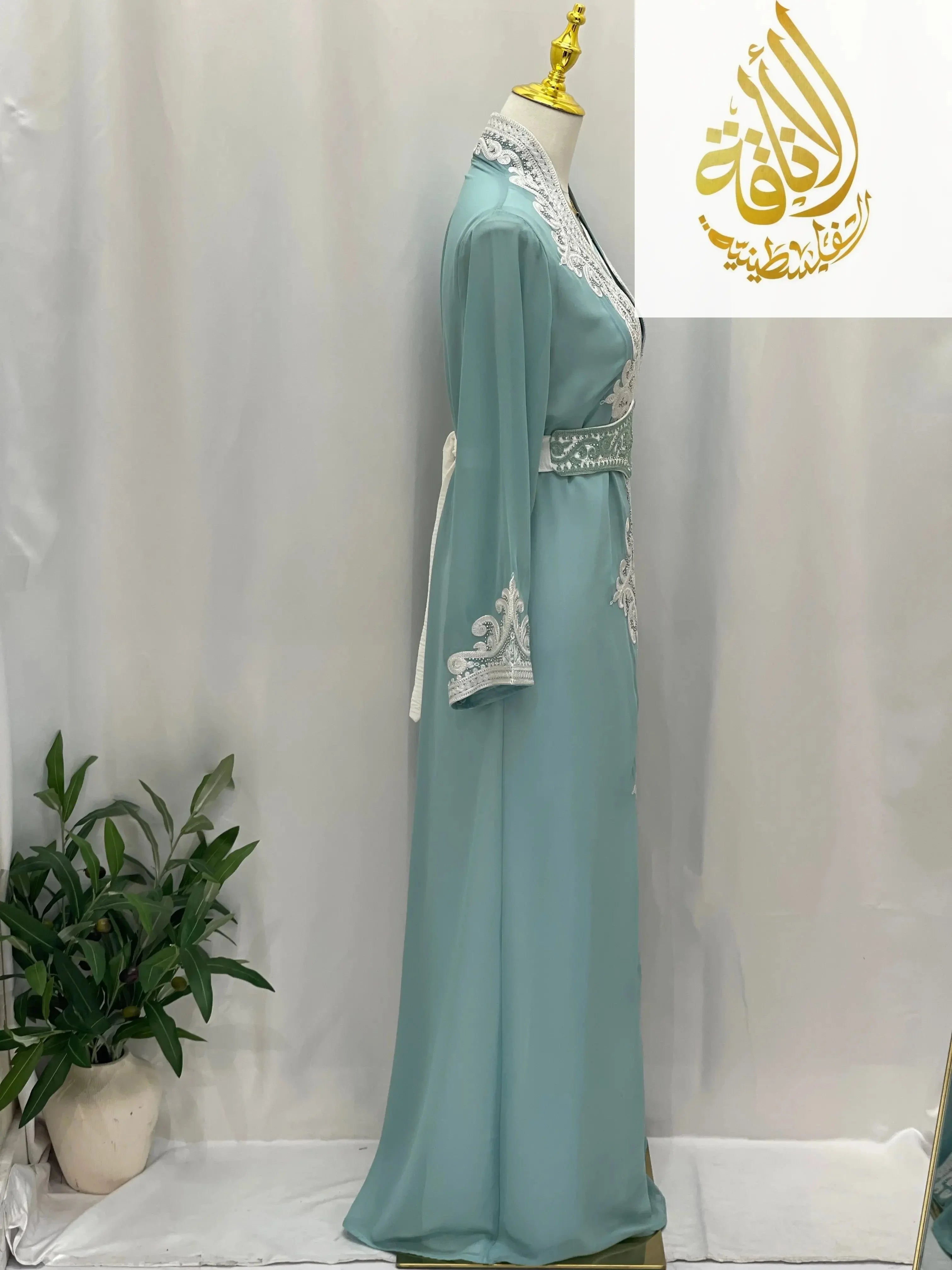 Rania Unique Kaftan - Palestinian Elegance