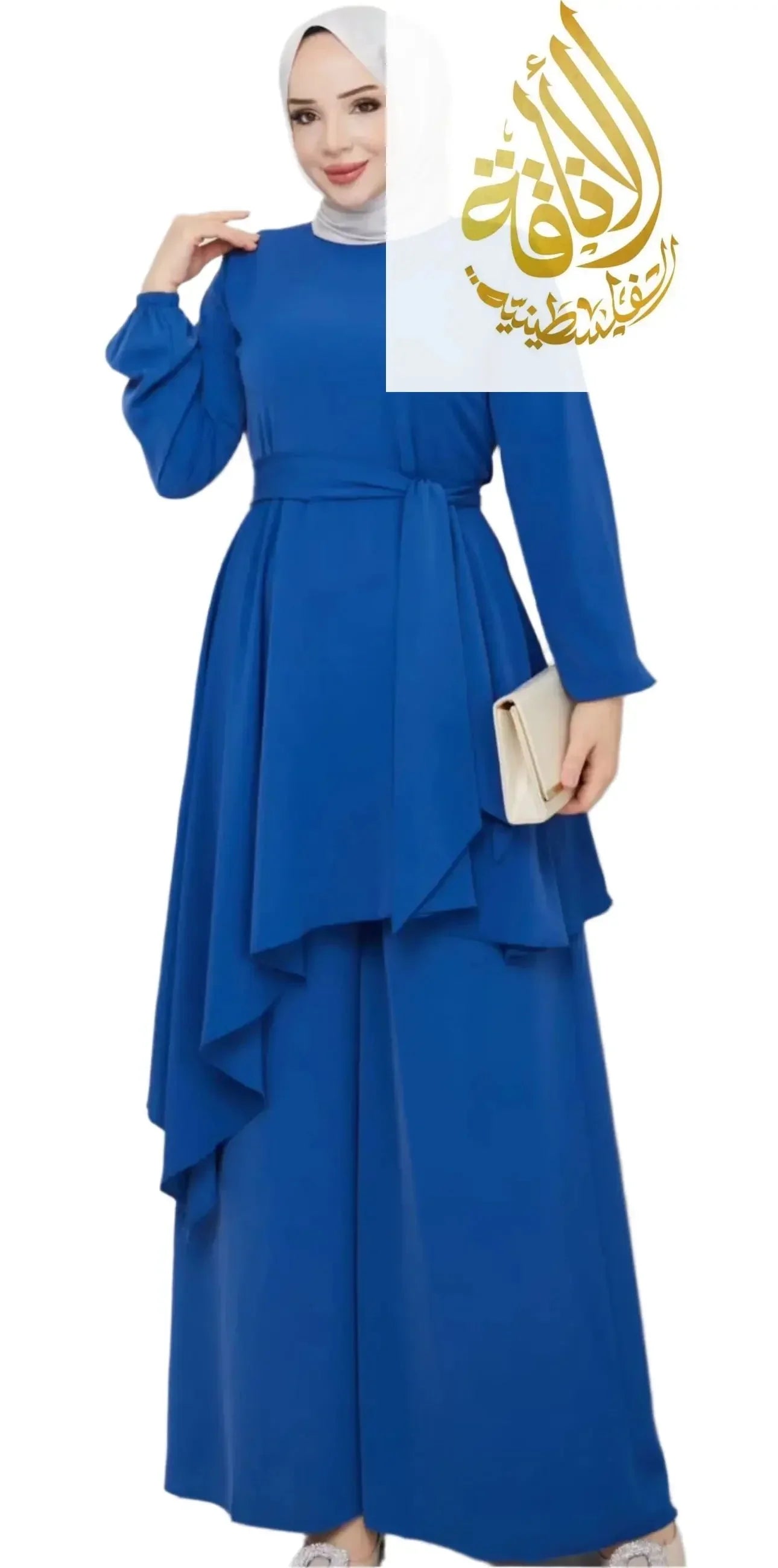 Royal Blue Set – Luxurious Elegance and Timeless Sophistication - Palestinian Elegance