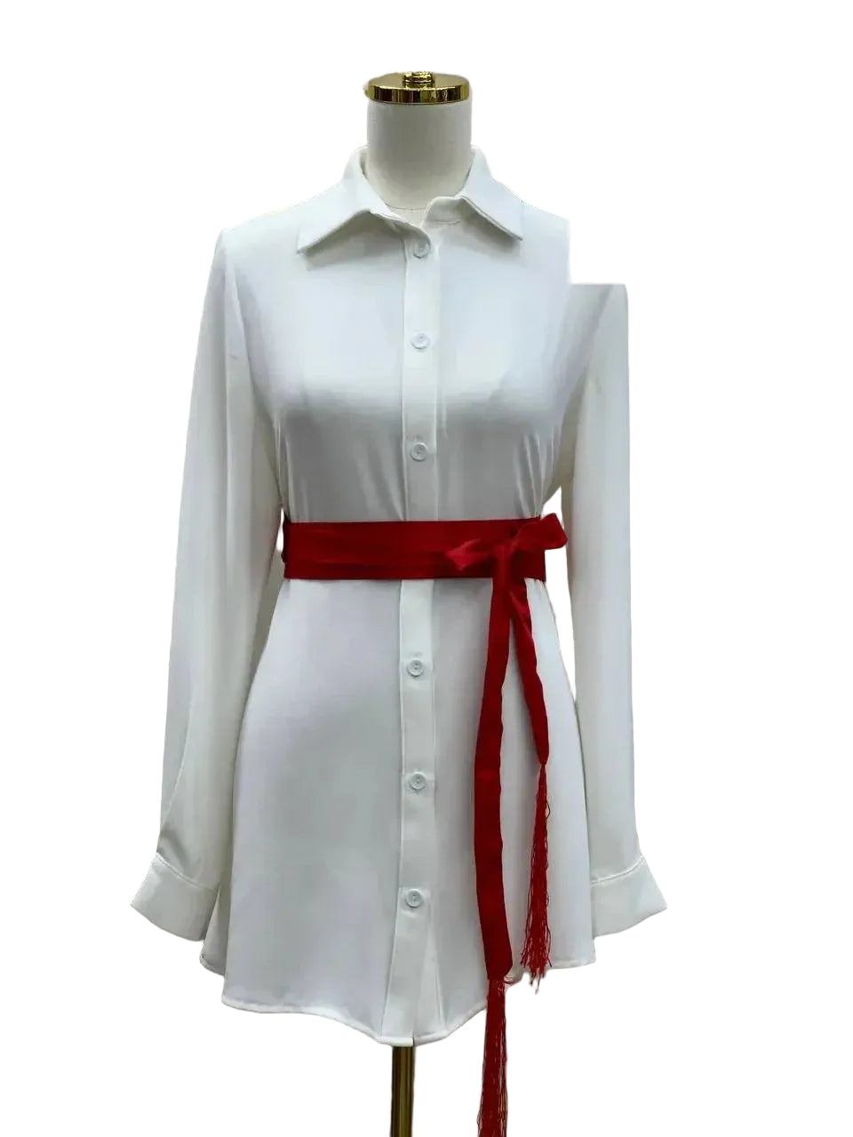 Satin Belt Wide Palestinian Elegance